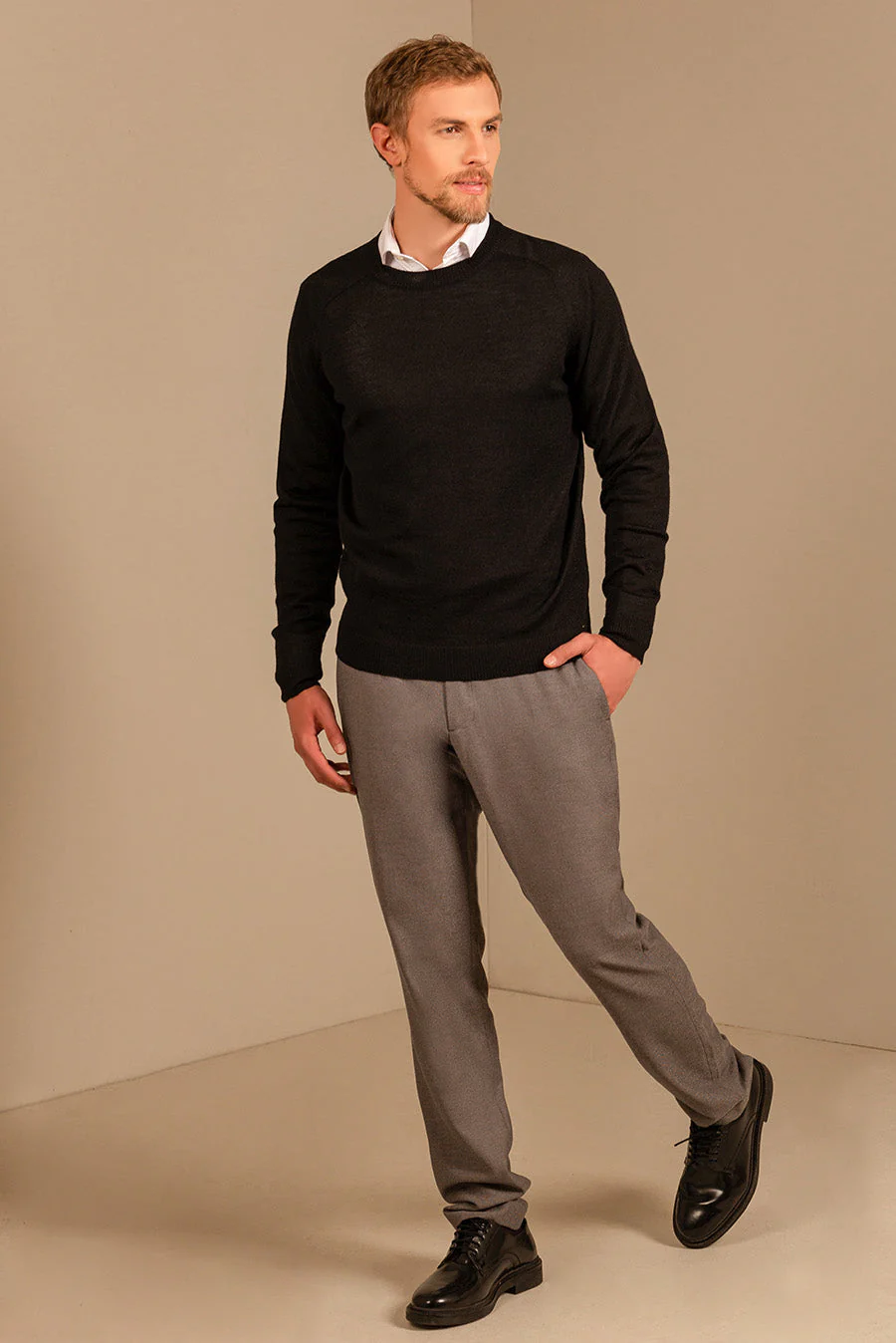 Theo Sweater Royal Alpaca Color Black - Image 3