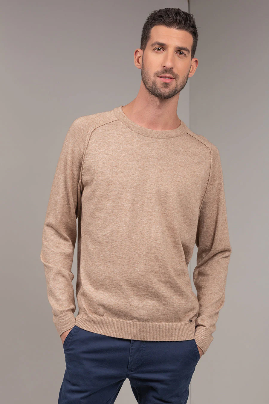 Ublot Sweater Cotton Orgánico Color Beige