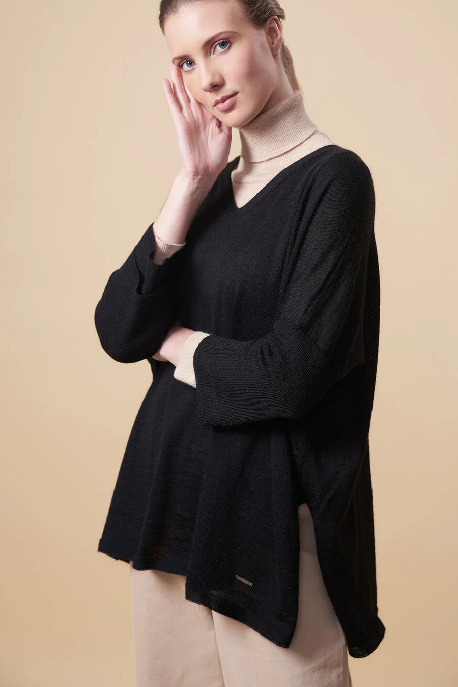 Ucana Sweater Baby Alpaca Color Black