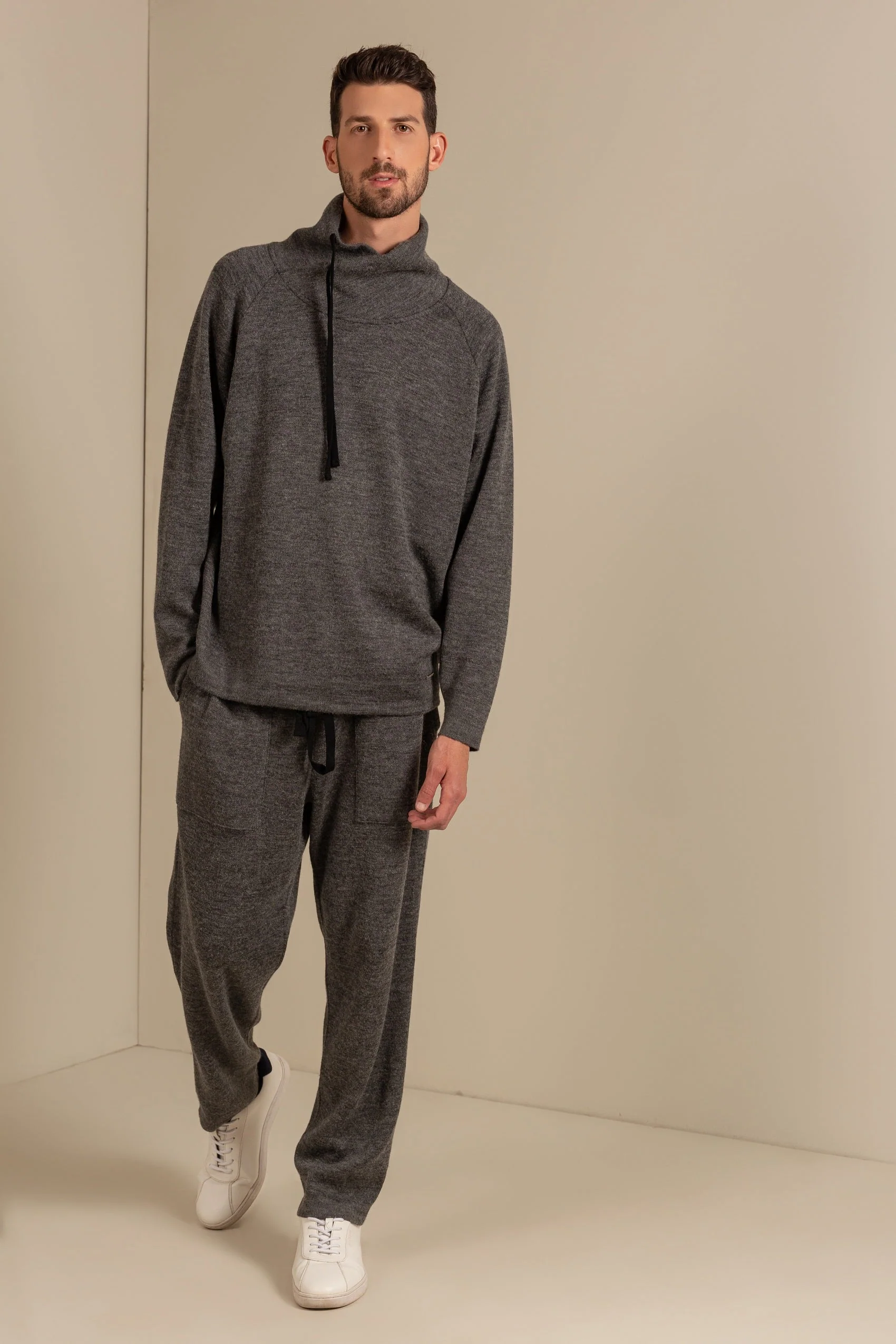Unisex Sweater Cotton & Baby Alpaca Color Tornado - Image 3