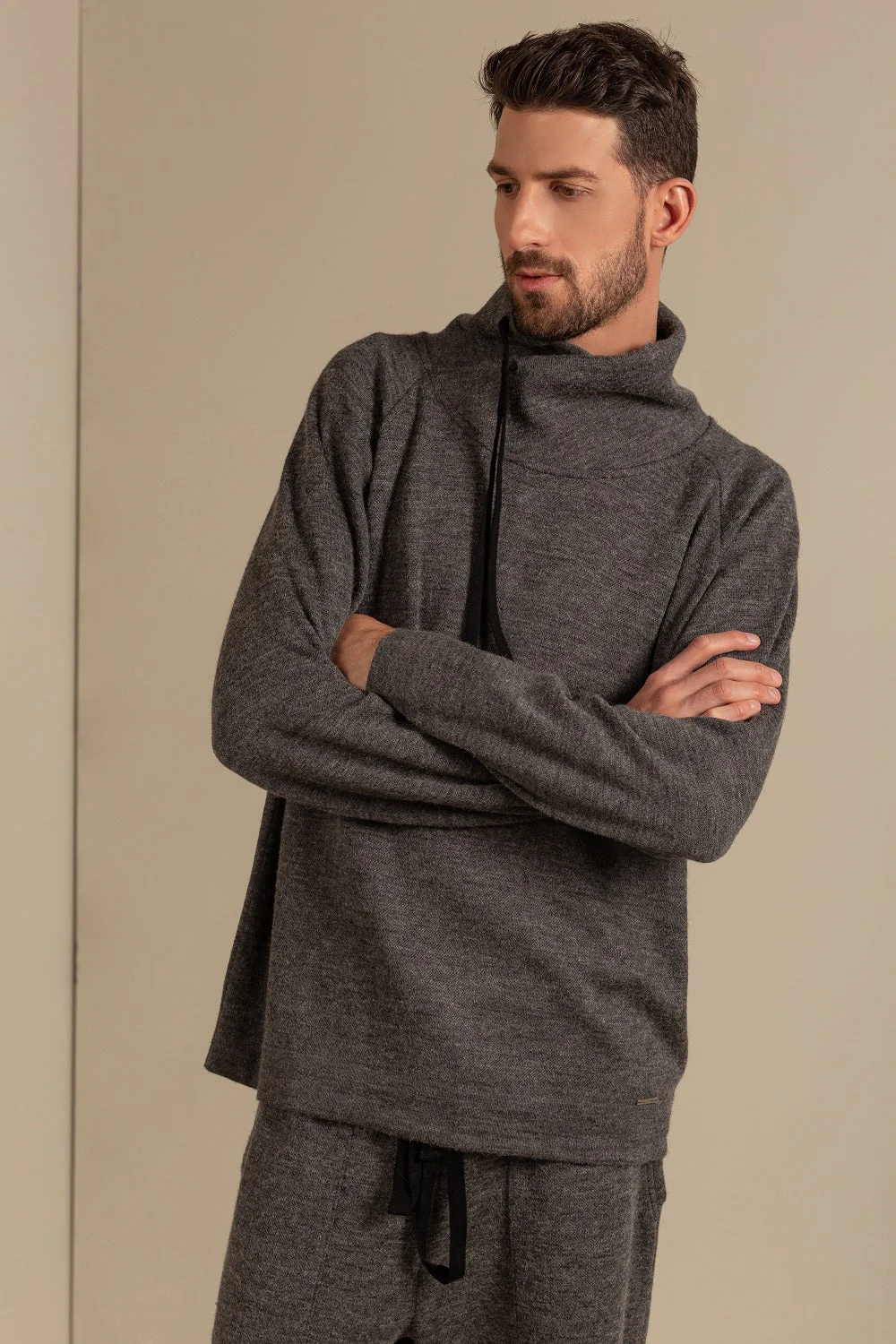 Unisex Sweater Cotton & Baby Alpaca Color Tornado - Image 5