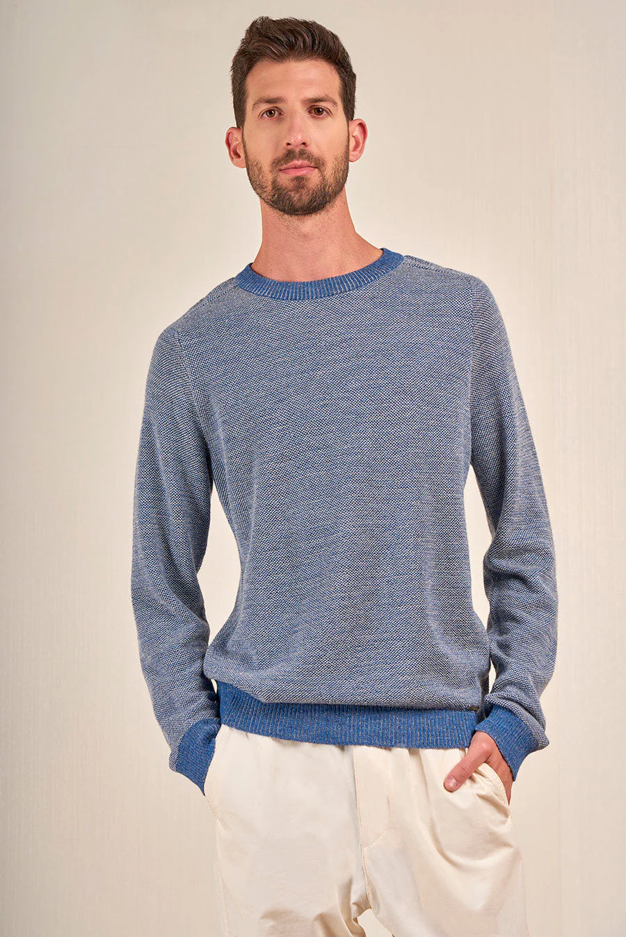 Vasano Sweater Baby Alpaca Color Atmosfera&Penguin