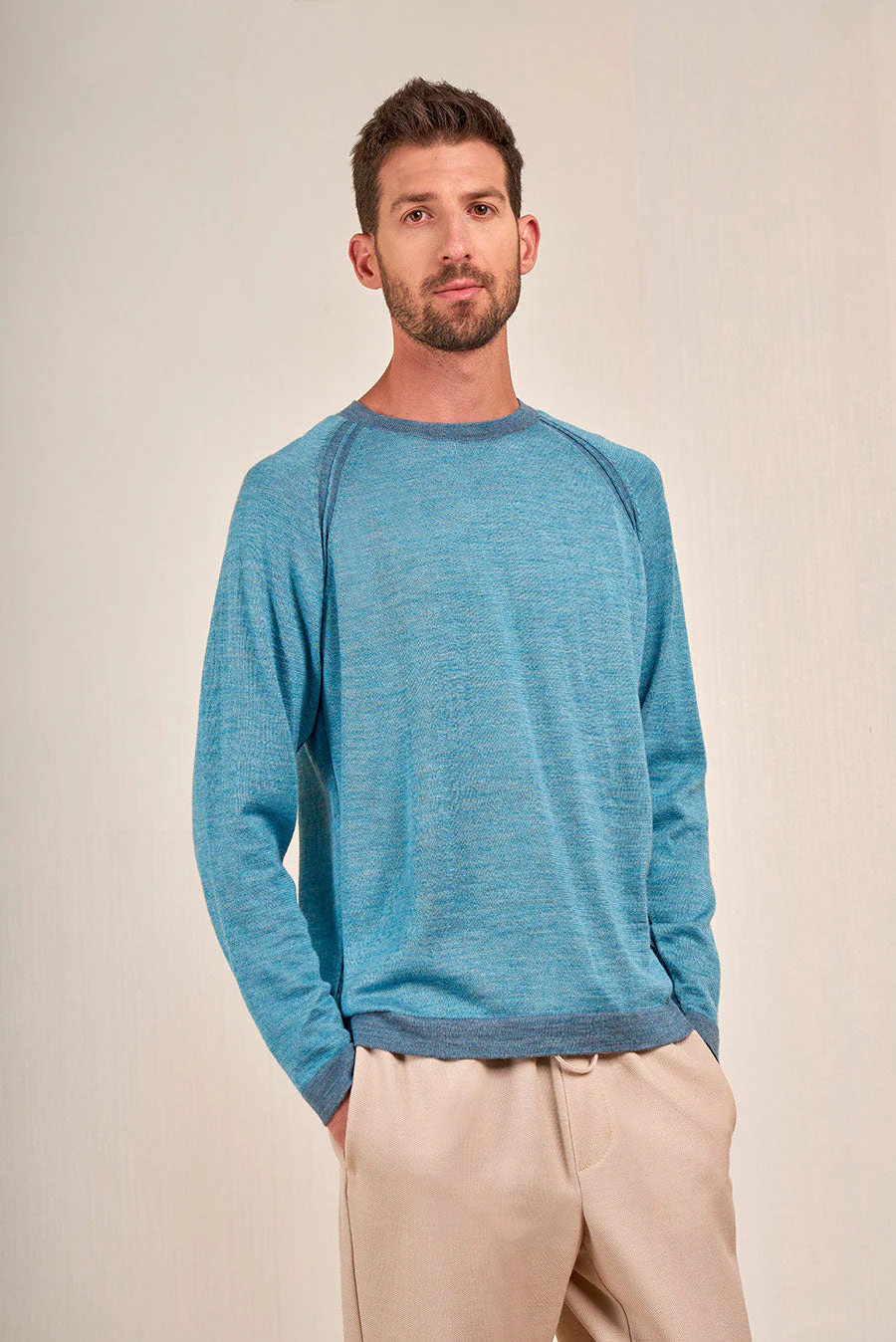 Velarde Sweater Baby Alpaca Color Fidji&Atardecer - Image 2