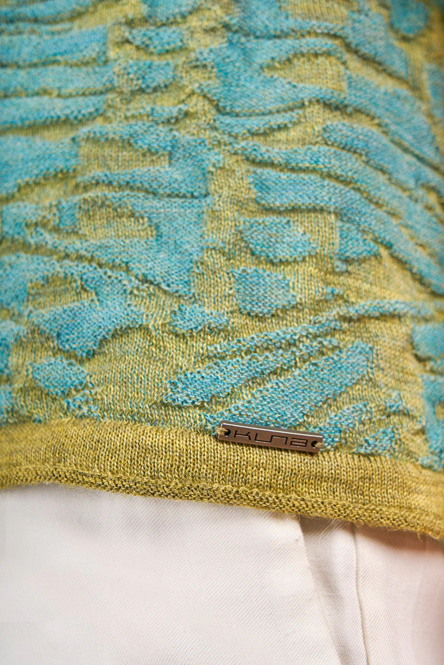 Venecia Sweater Baby Alpaca Color Anatra&Fidji - Image 4