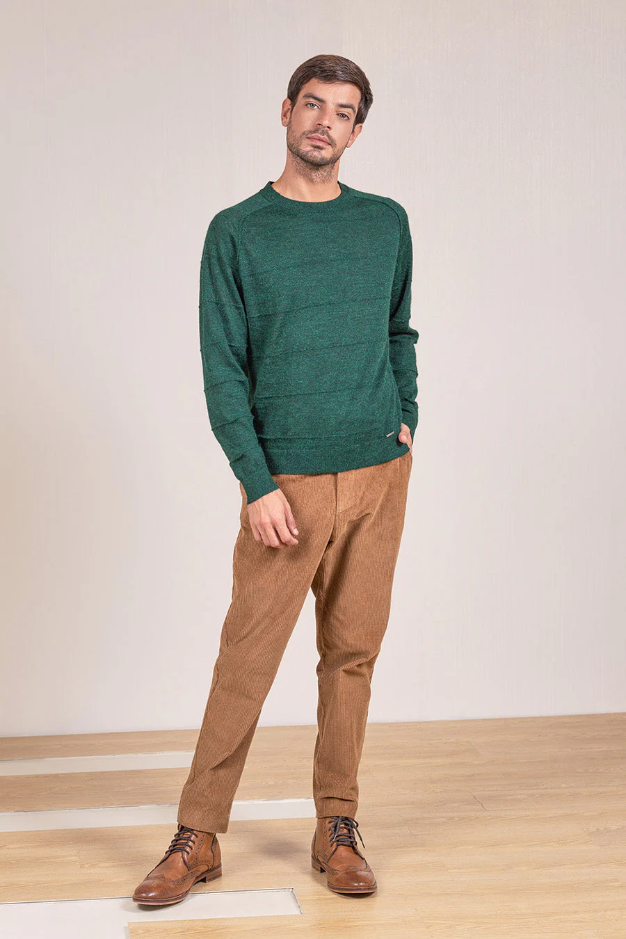 Versus Sweater Baby Alpaca Color Spruce - Image 3