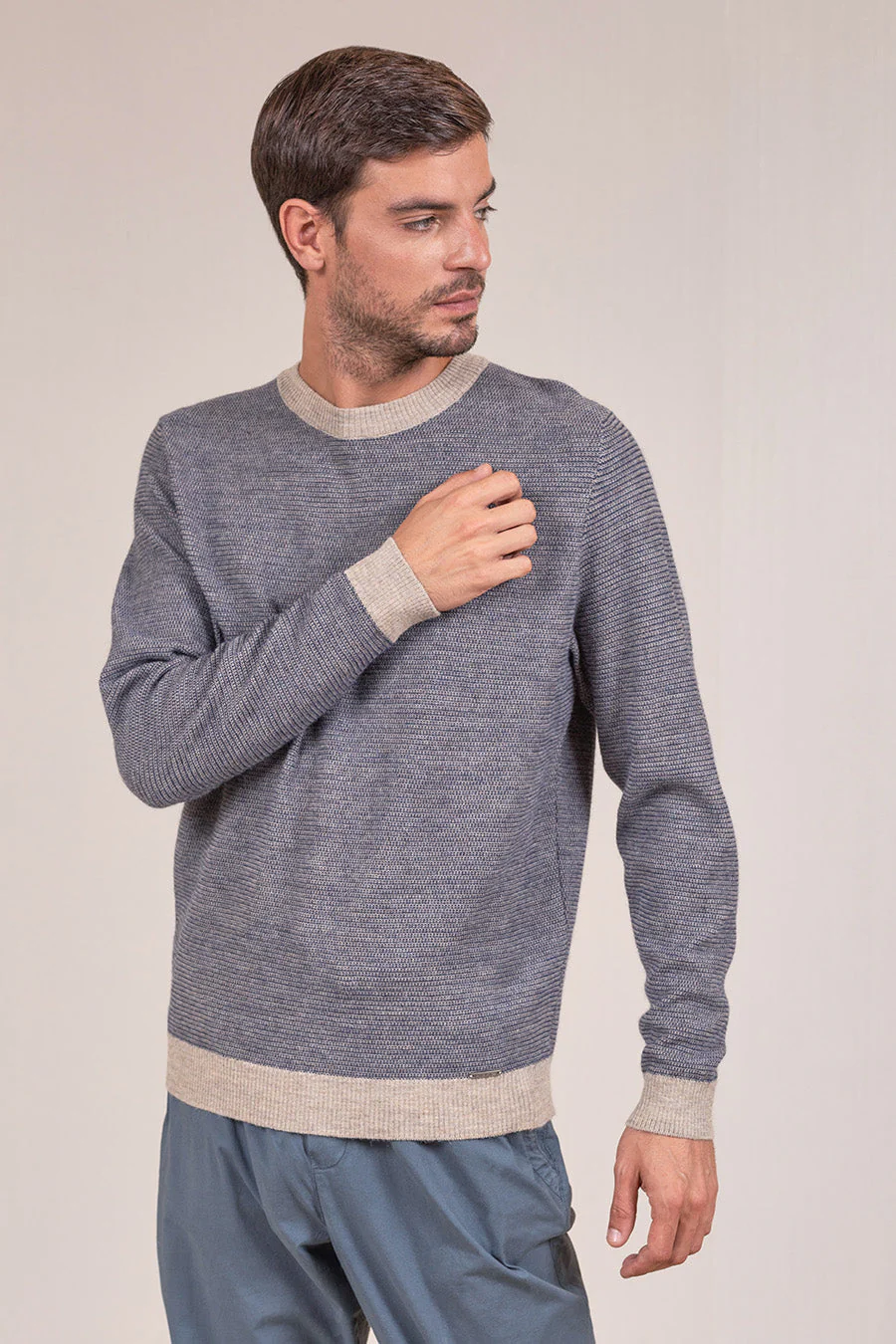 Visconti Sweater Baby Alpaca Color Arena&Astral&Bentley