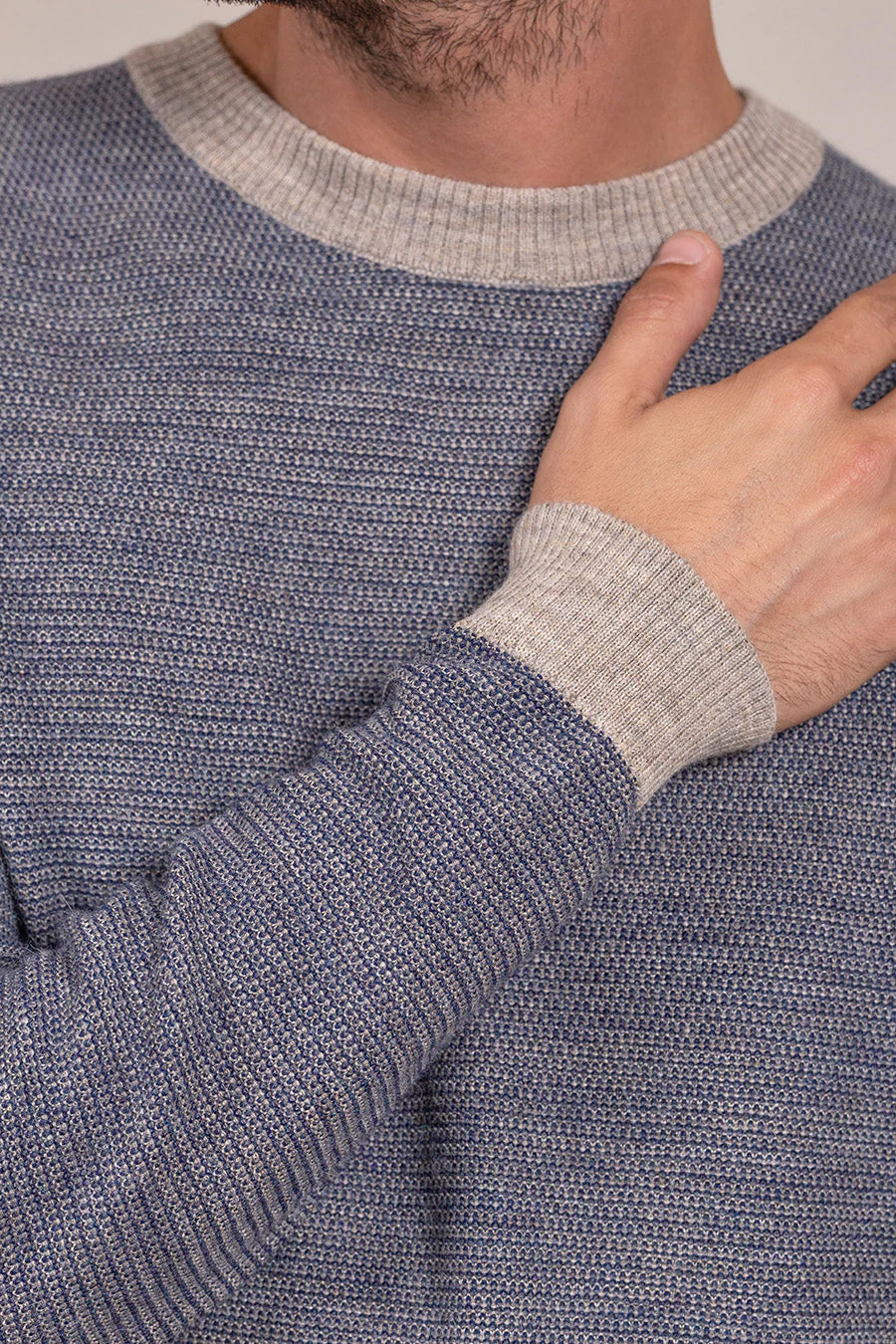 Visconti Sweater Baby Alpaca Color Arena&Astral&Bentley - Image 4