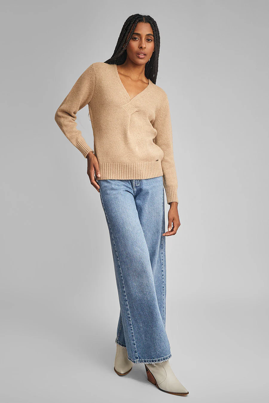 Wait Sweater Baby Alpaca Color Chanterelle - Image 4