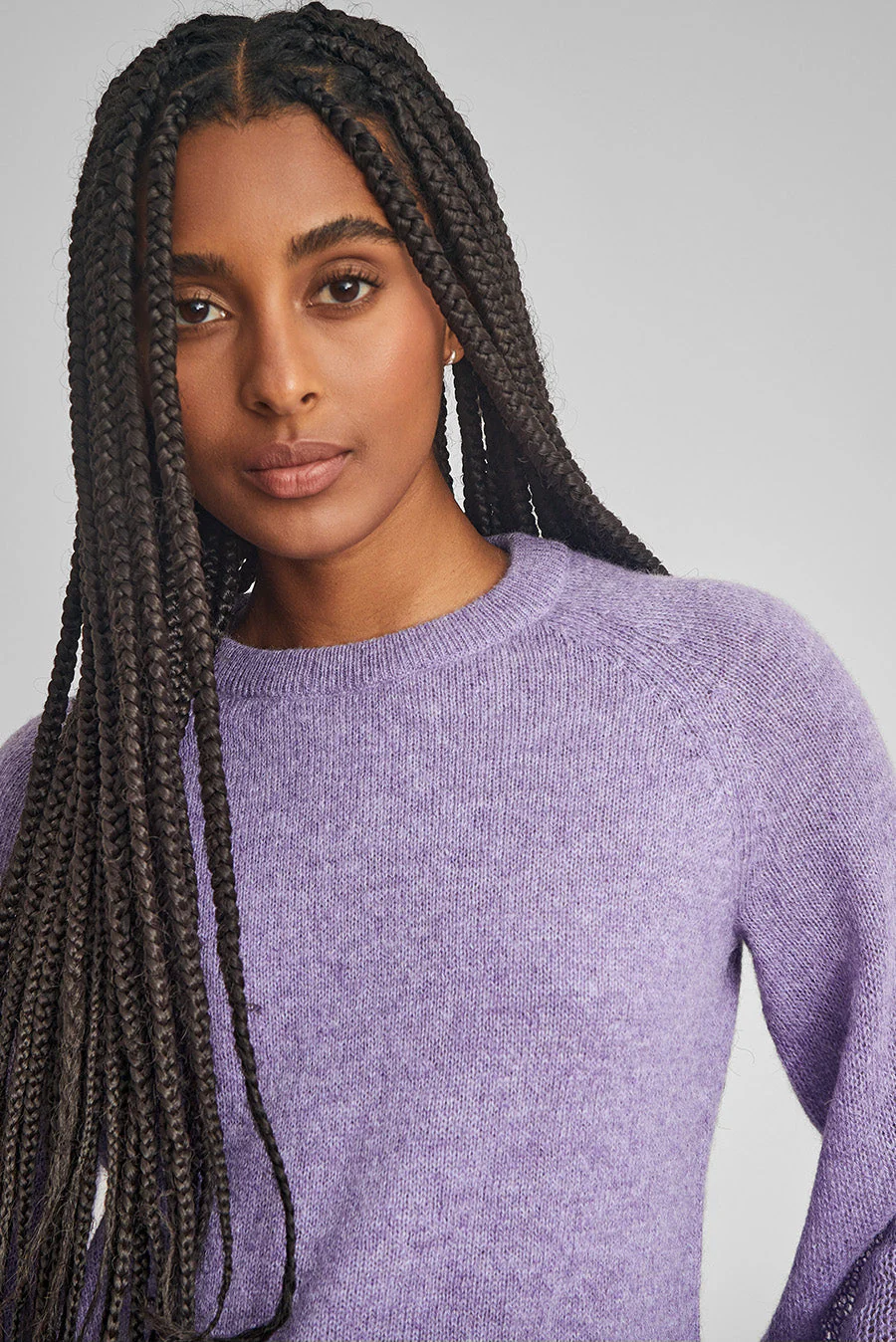 Wake Sweater Baby Alpaca Color Orchid - Image 5