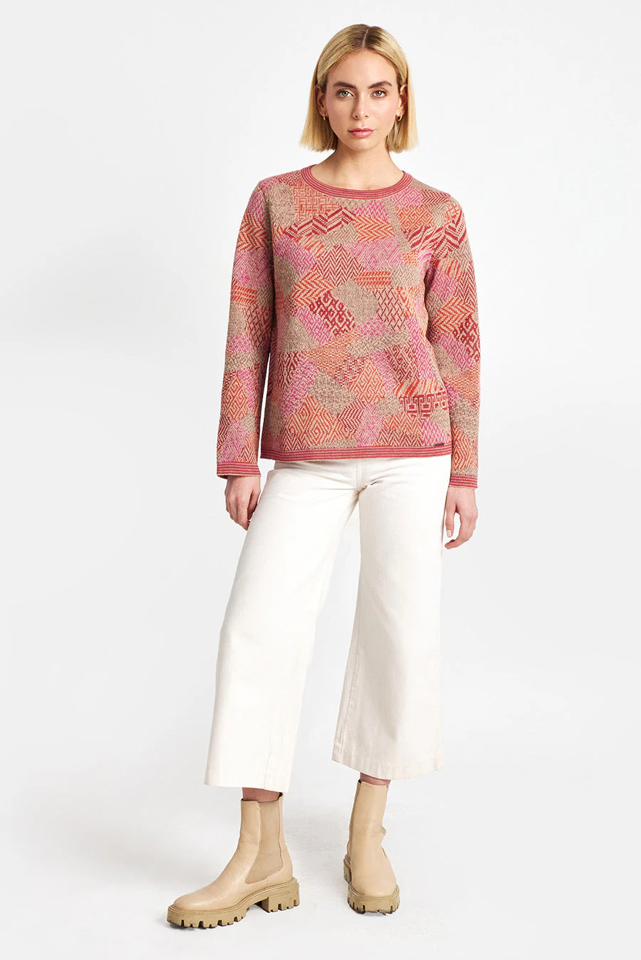 Walkyrie Sweater Baby Alpaca Color Chanterelle - Image 5