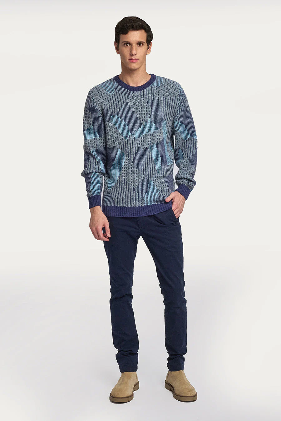 Warrior Sweater Baby Alpaca Color Niagara - Image 4