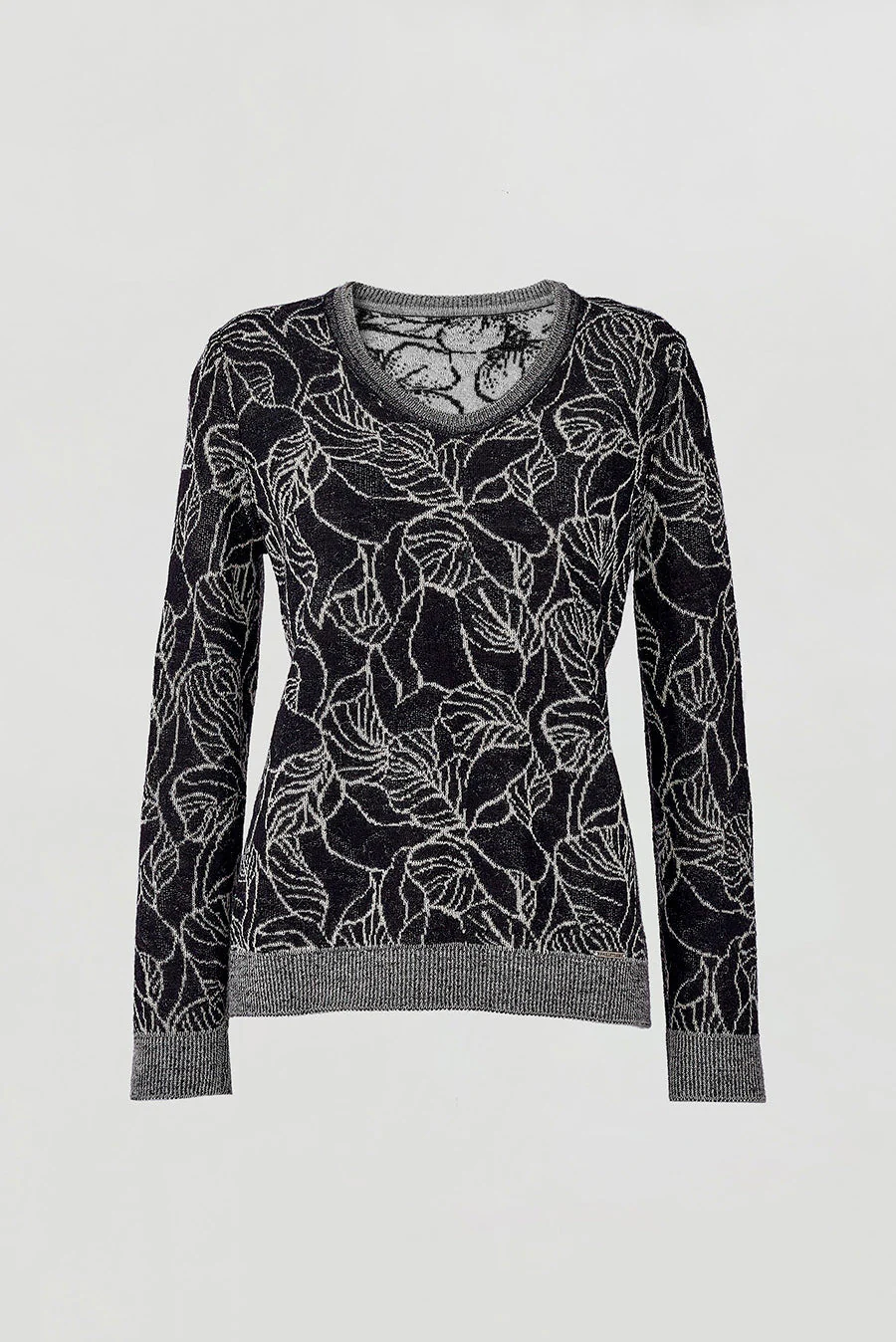 Weiss Sweater Baby Alpaca Color B&W