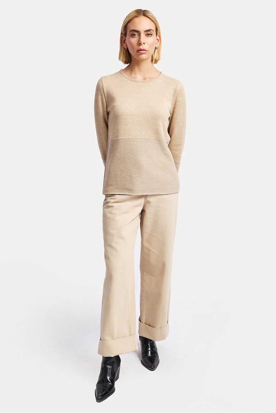 Whole Sweater Baby Alpaca Color Penguin & Nomad - Image 10
