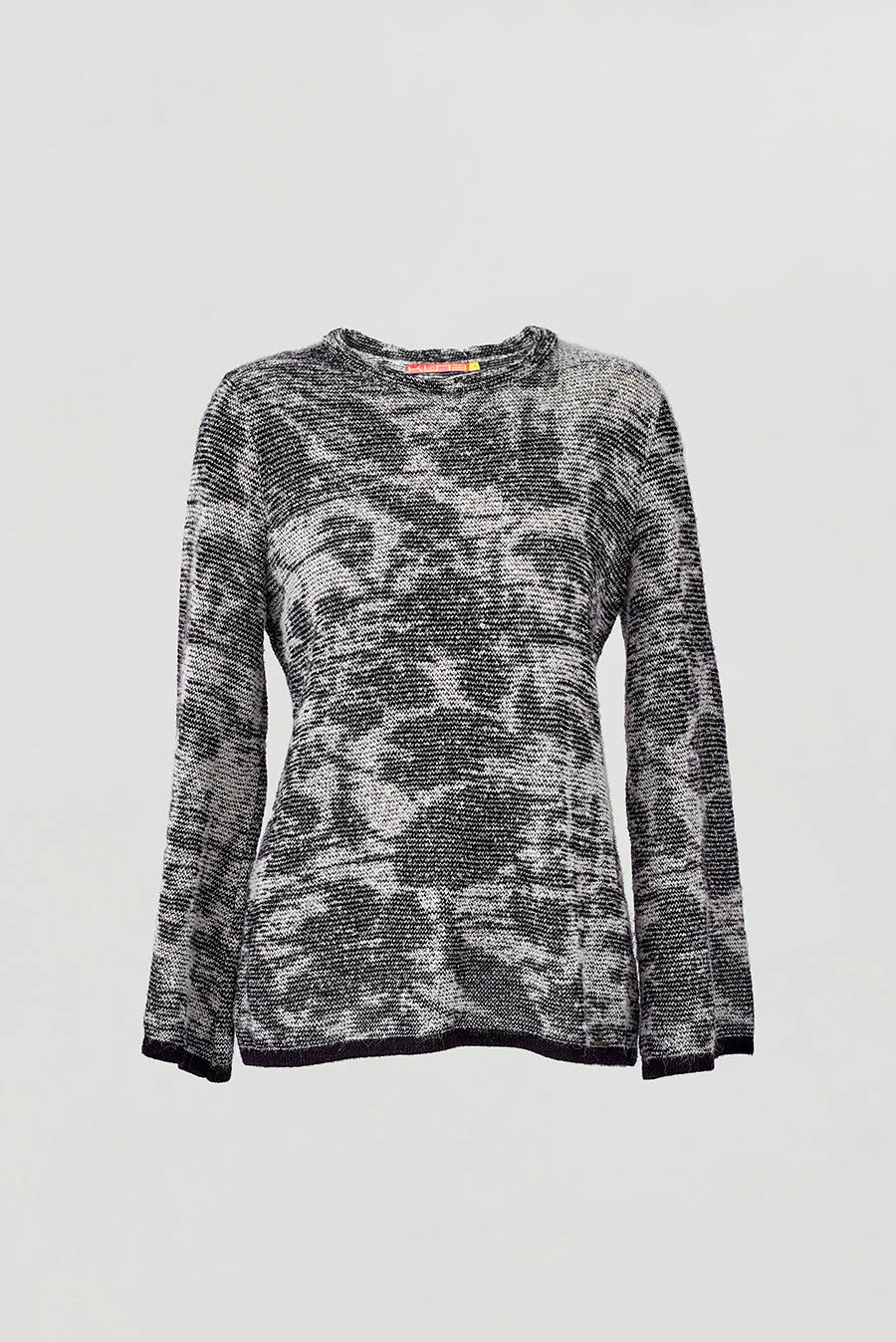 Wild Sweater Baby Alpaca Color B&W