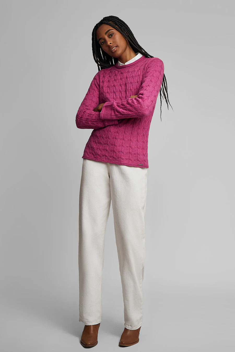Willow Sweater Baby Alpaca Color Ceremony - Image 4