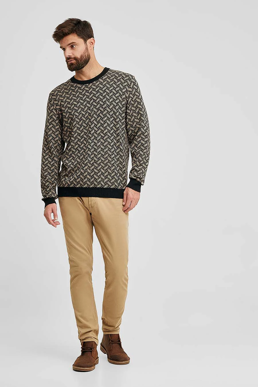 Wimbledon Sweater Baby Alpaca & Silk Color Black - Image 4