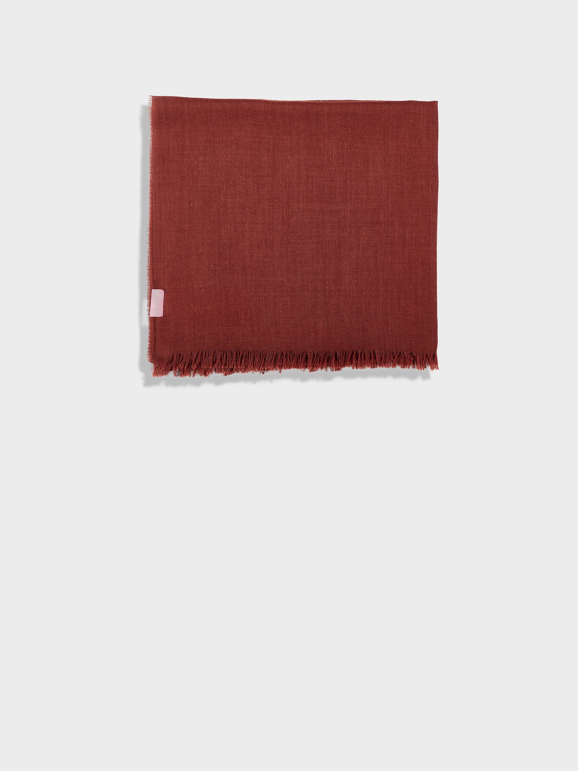 Teaberry Shawl Baby Alpaca Color Brown - Image 2