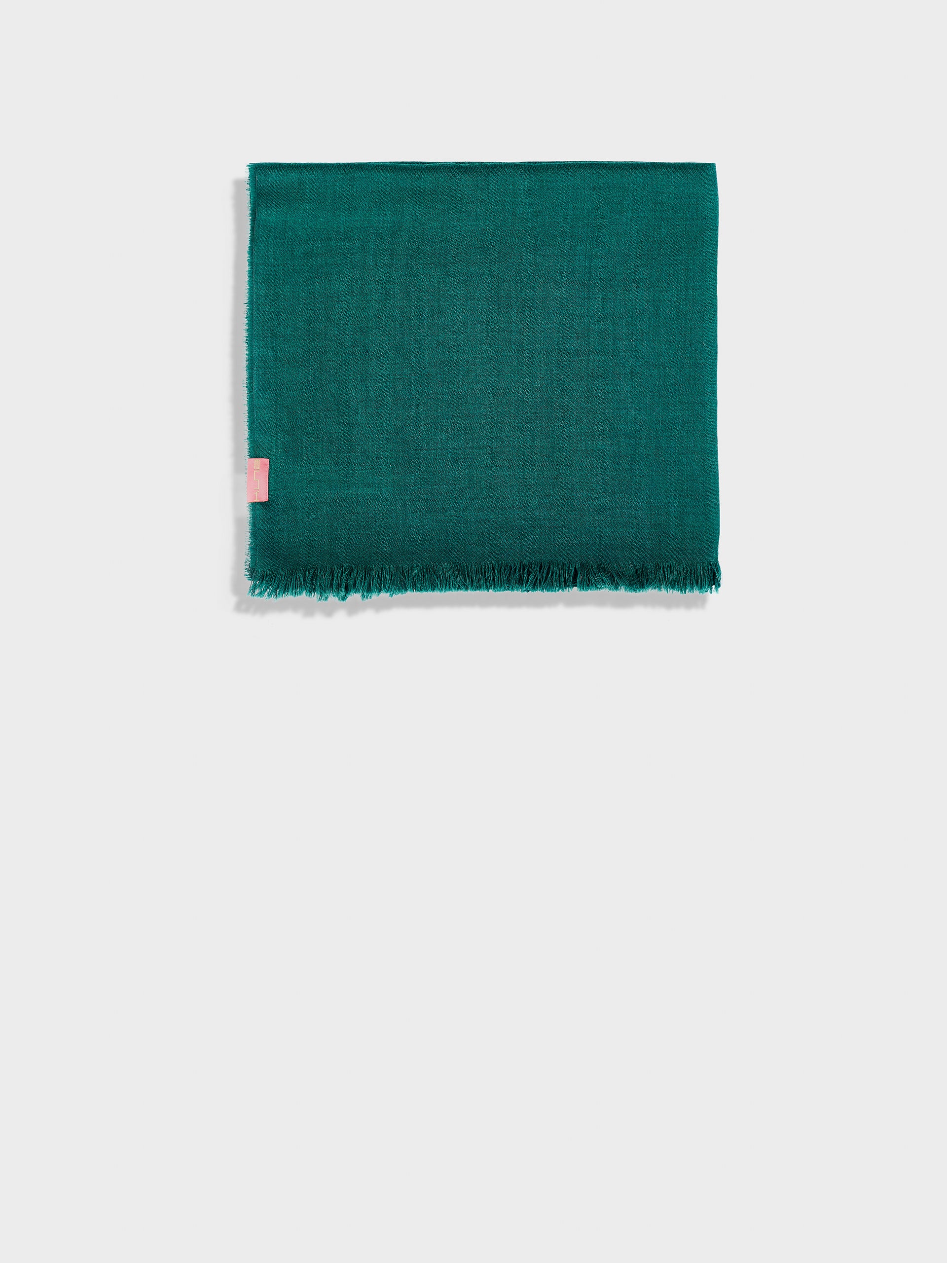 Teaberry Shawl Baby Alpaca Color Green - Image 2