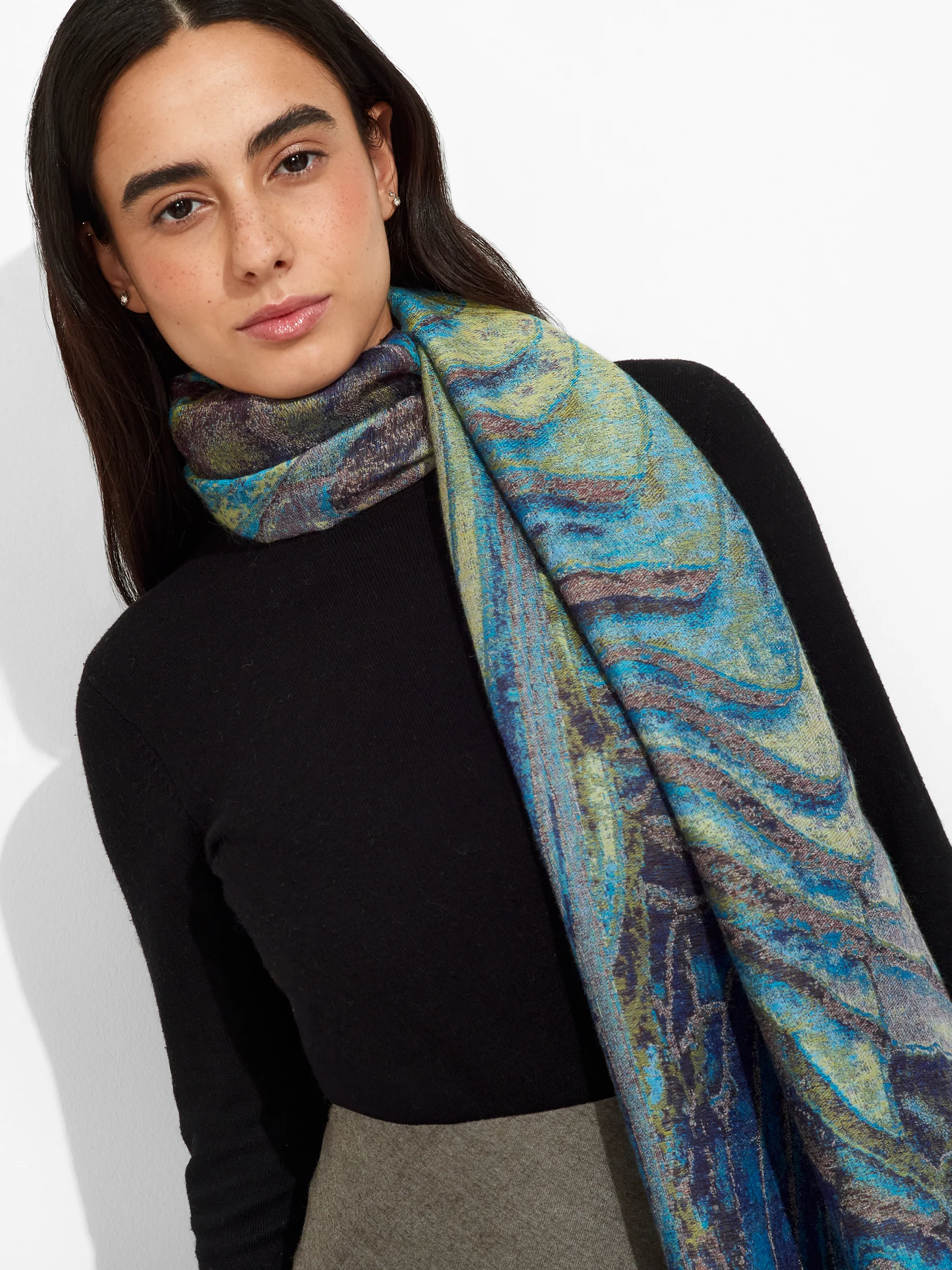 Terrazas De Arroz Shawl Royal Alpaca And Silk Color Multicolor - Image 3