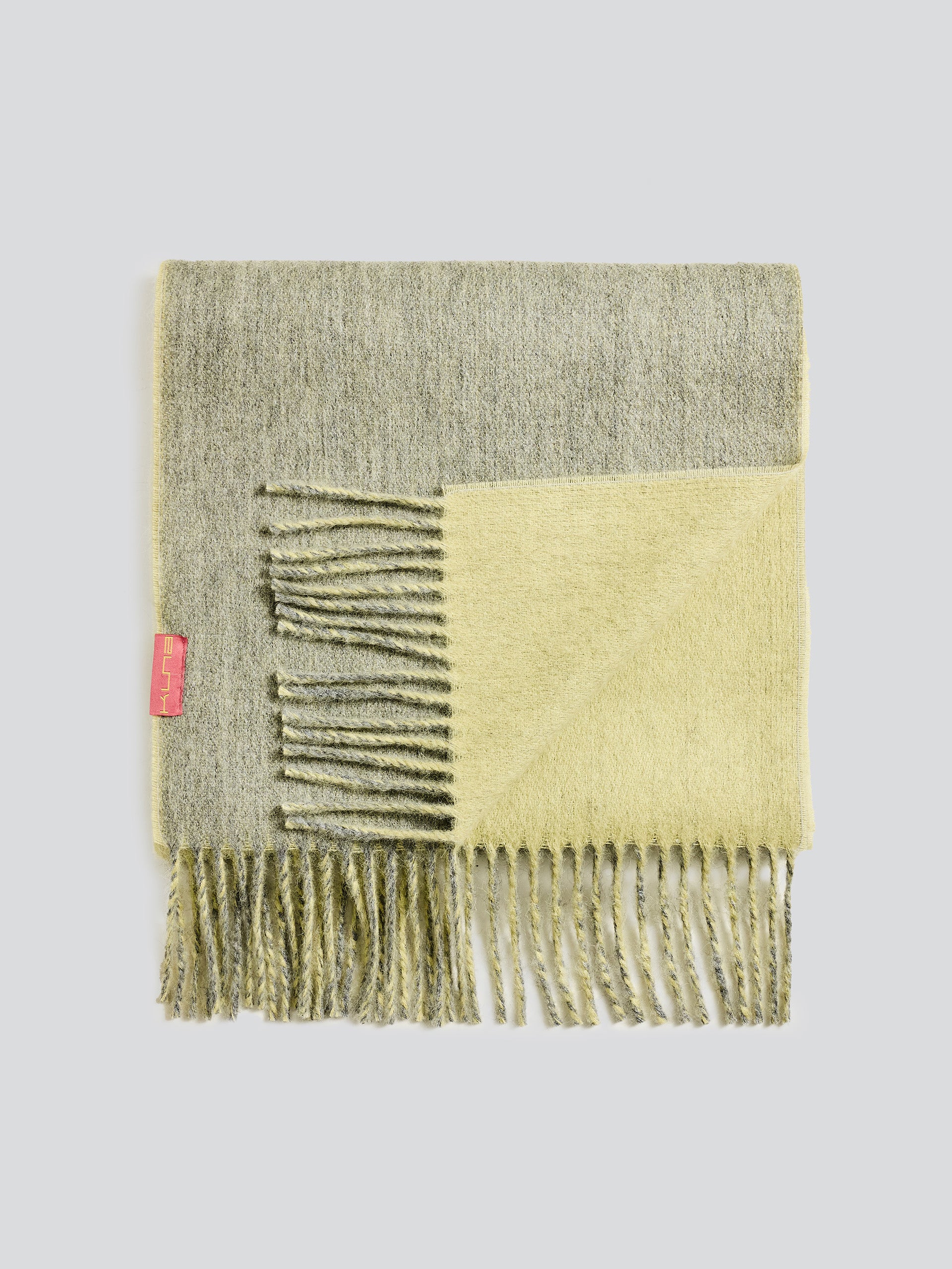 Tundra Scarf Baby Alpaca Color Green - Image 2