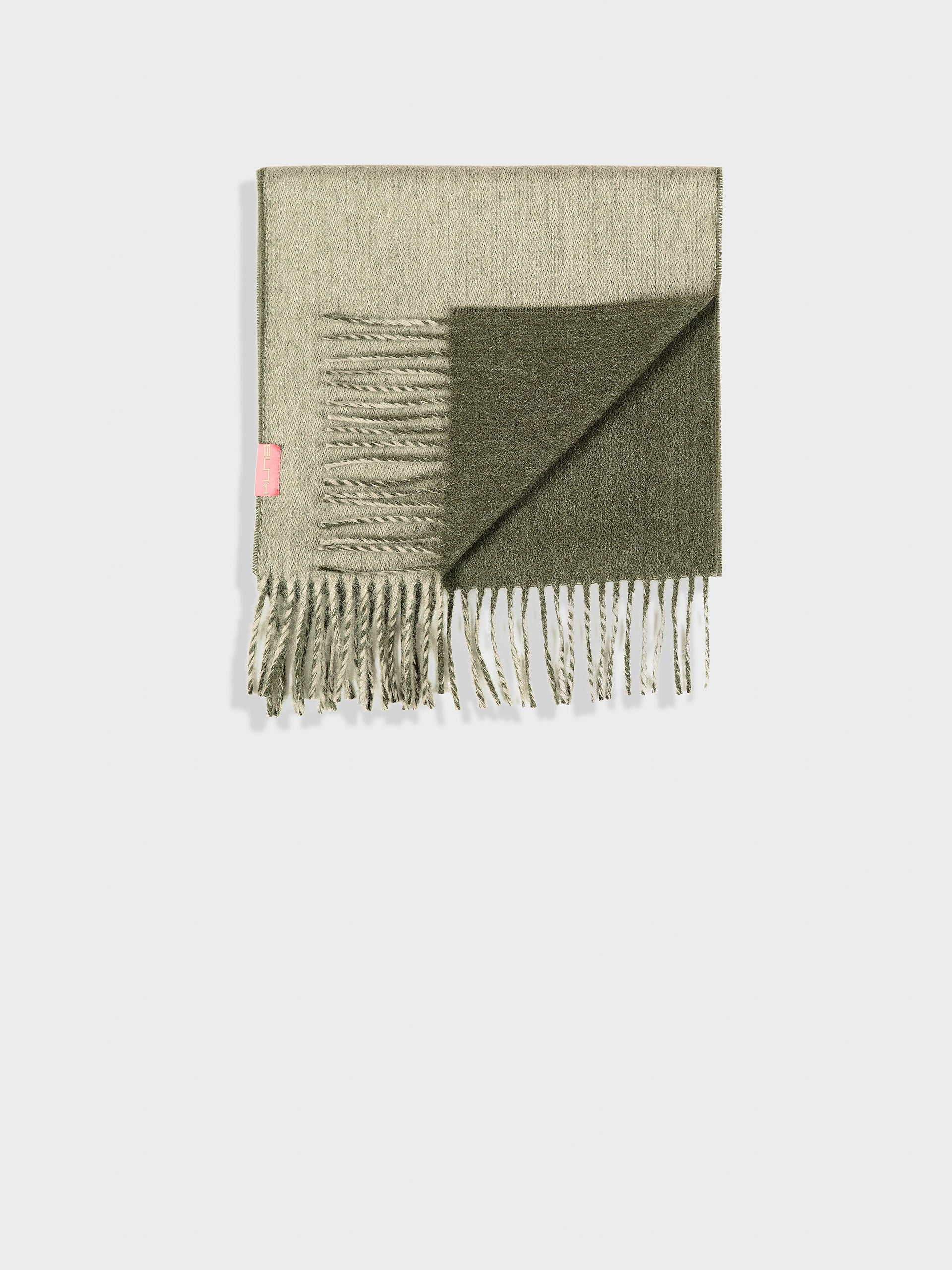 Tundra Scarf Baby Alpaca Color Green - Image 2