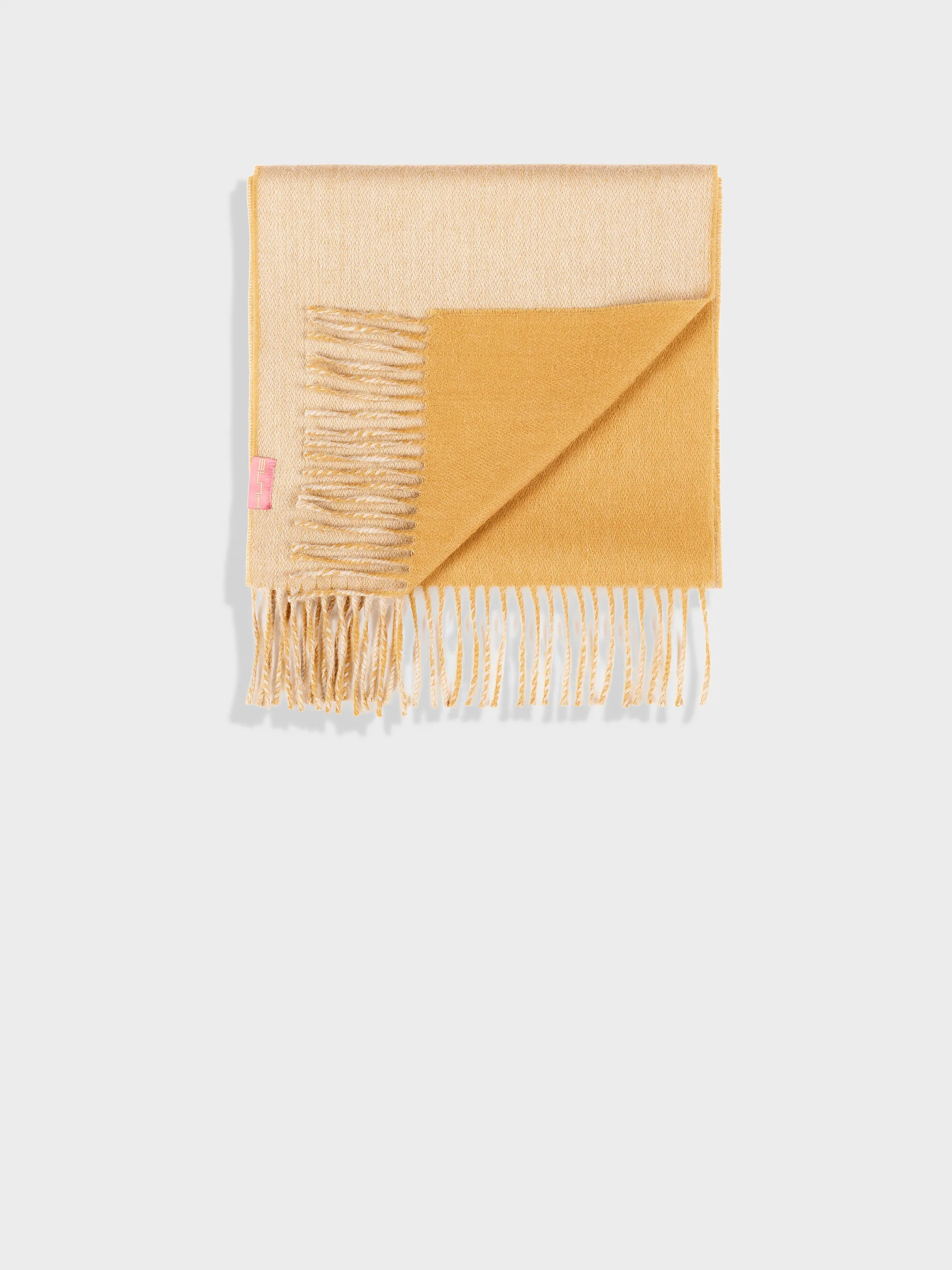 Tundra Scarf Baby Alpaca Color Yellow - Image 2
