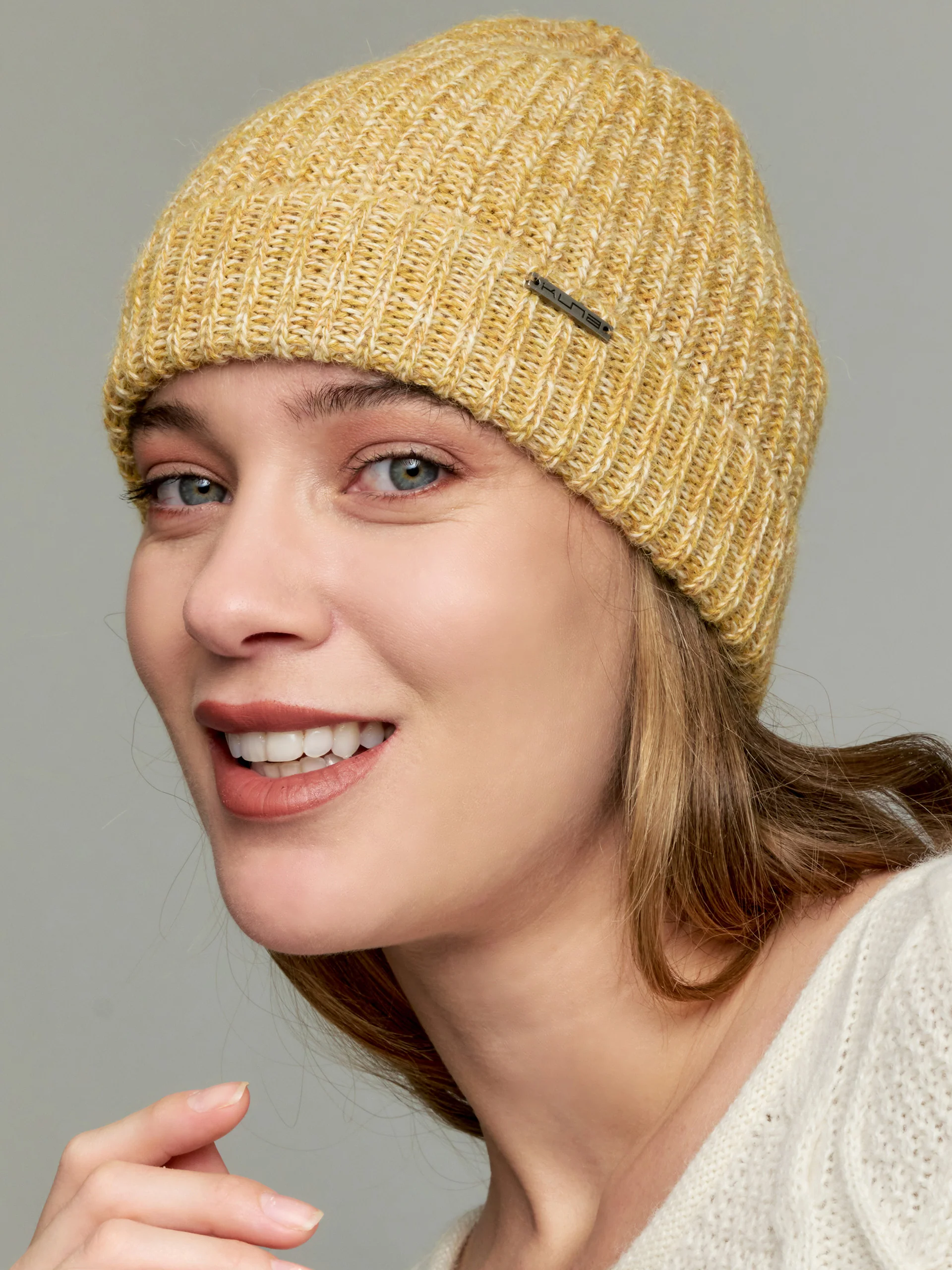Ubicate Hat Hat Baby Alpaca Color Yellow - Image 3