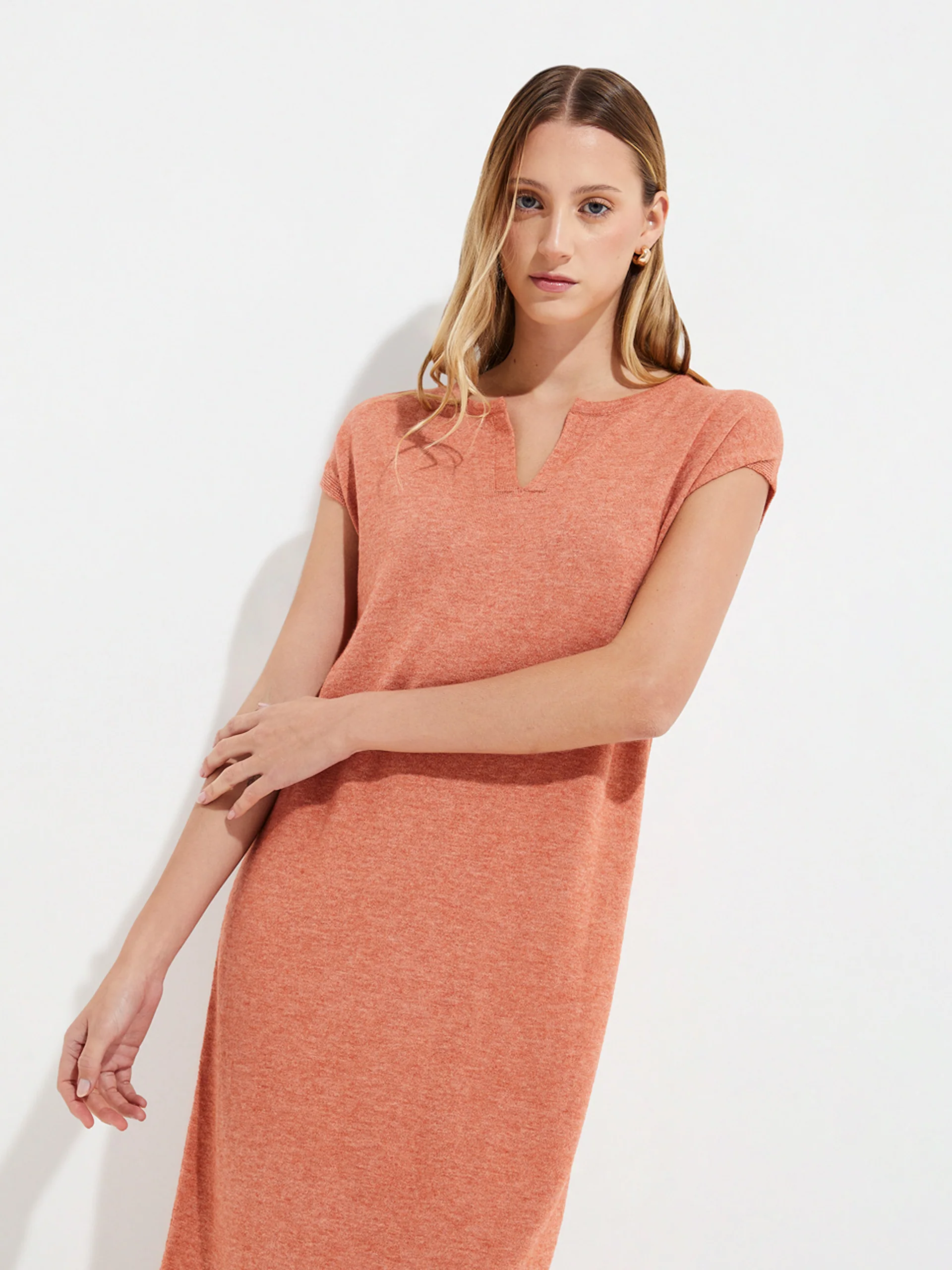 Uresti Dress Cotton Color Orange - Image 2
