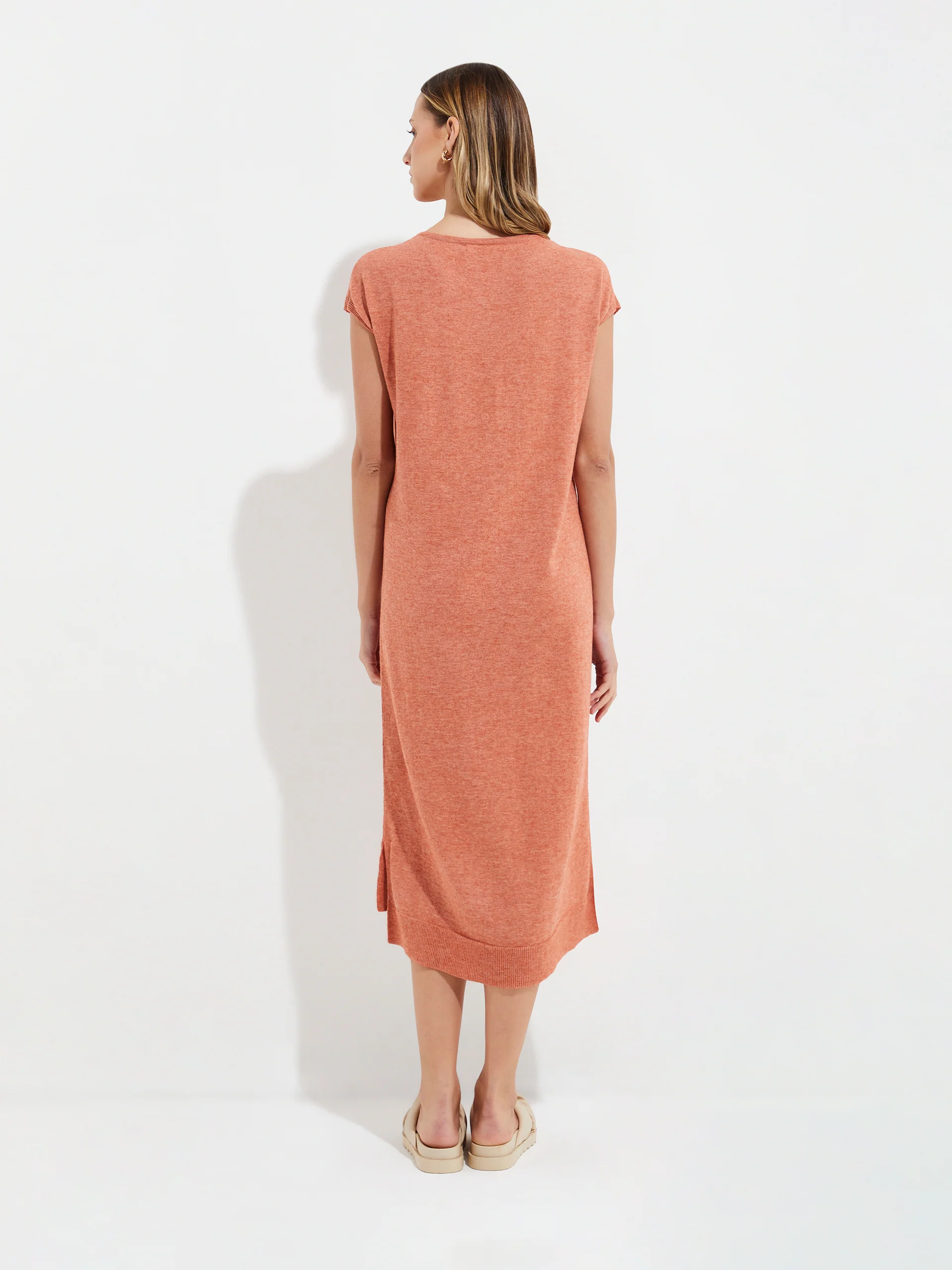 Uresti Dress Cotton Color Orange - Image 3