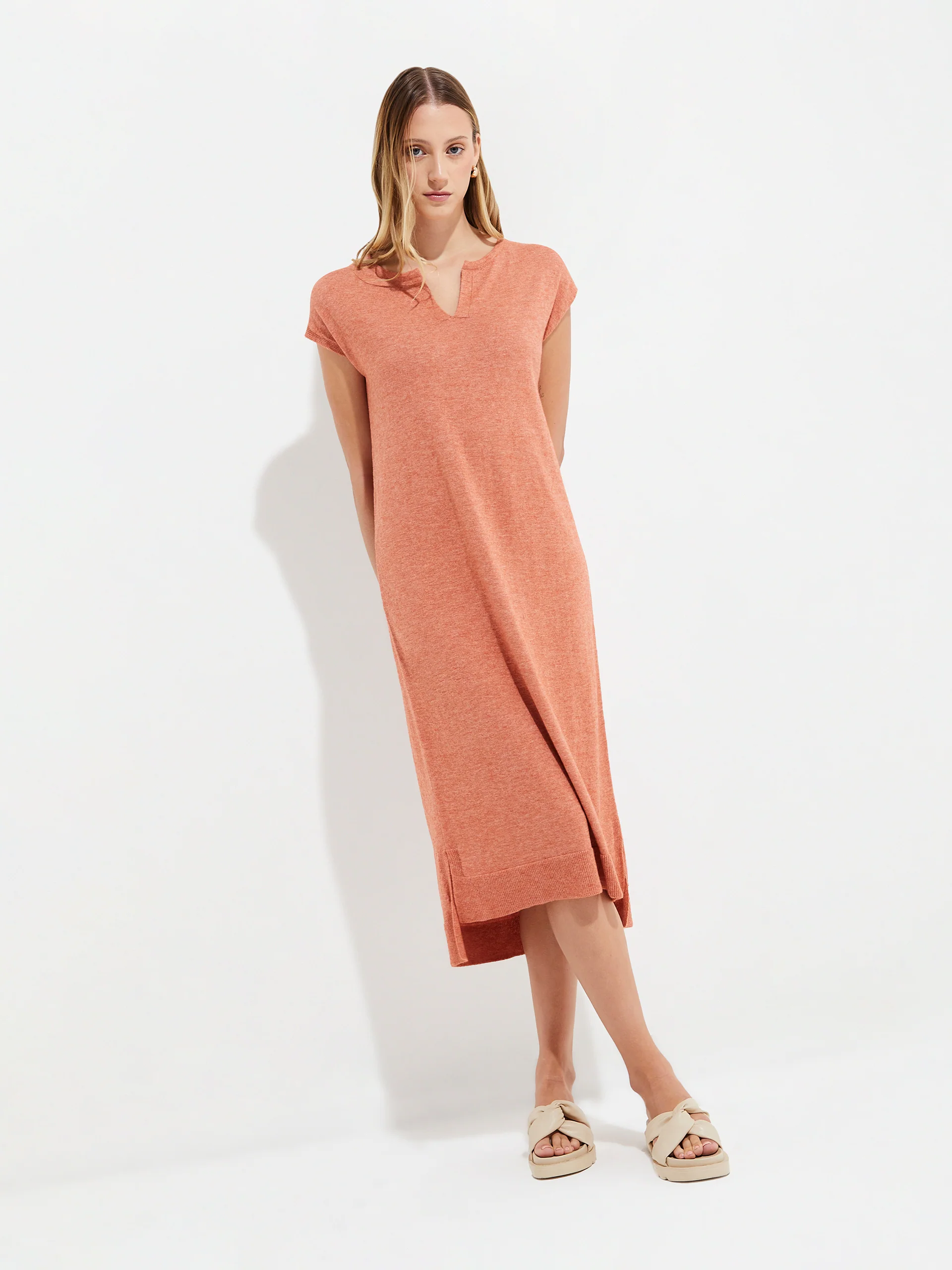 Uresti Dress Cotton Color Orange - Image 4