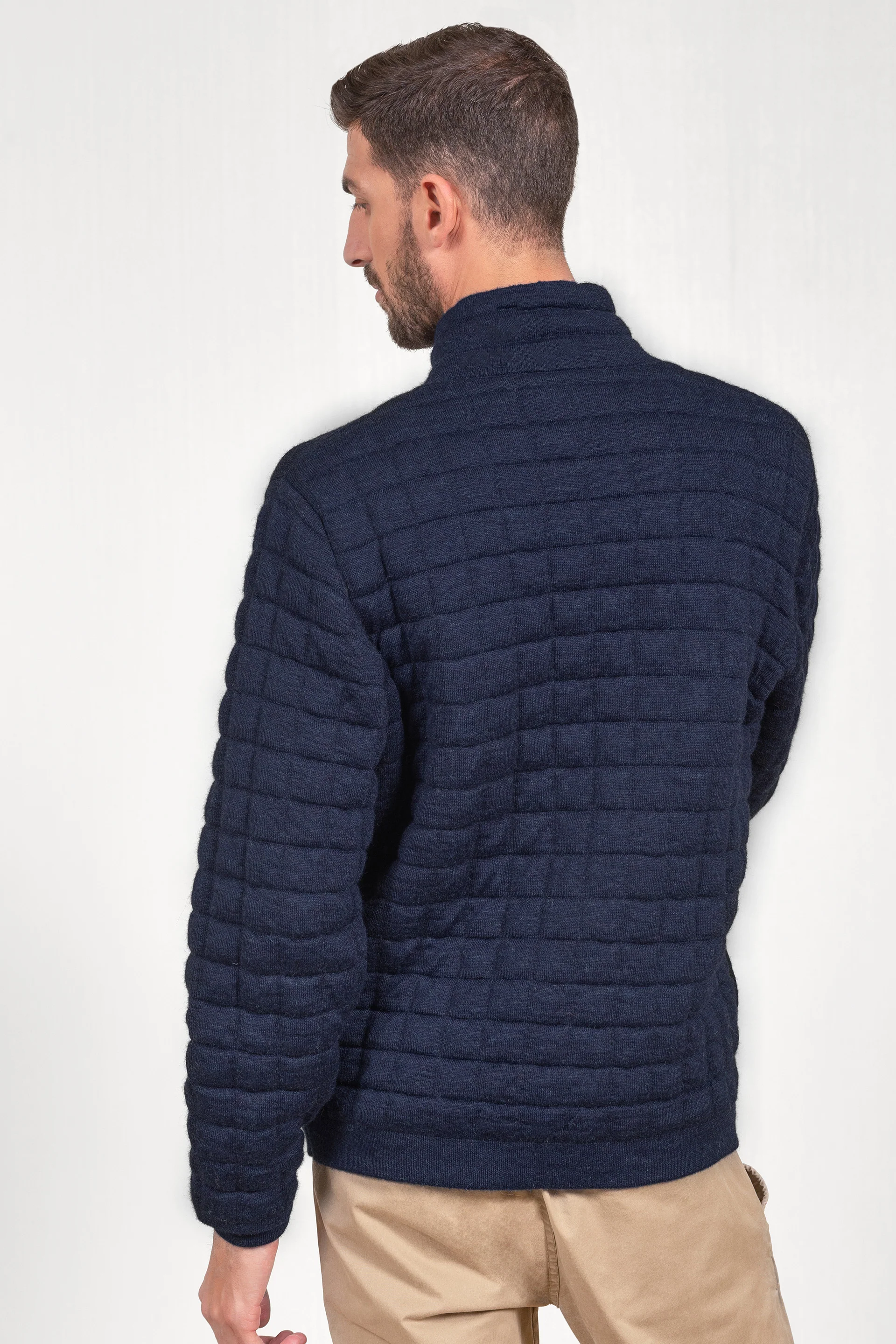 Usain Cardigan Baby Alpaca Color Blue - Image 3