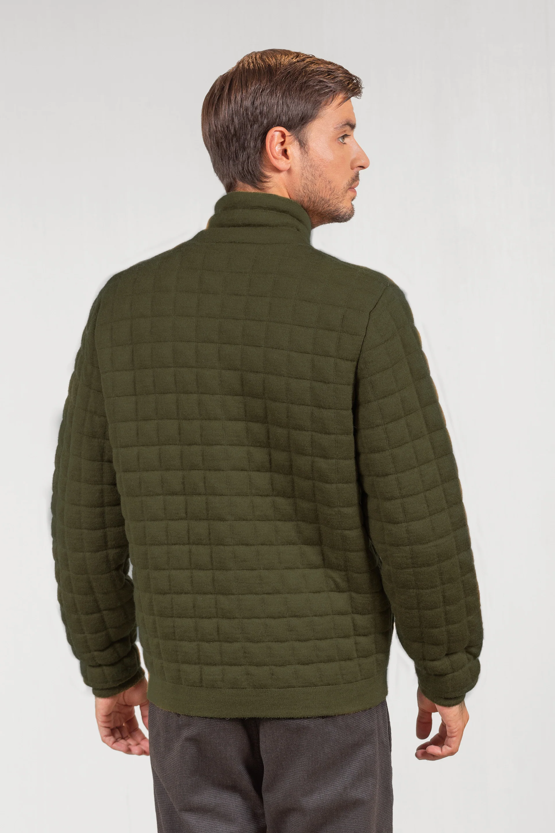 Usain Cardigan Baby Alpaca Color Green - Image 3
