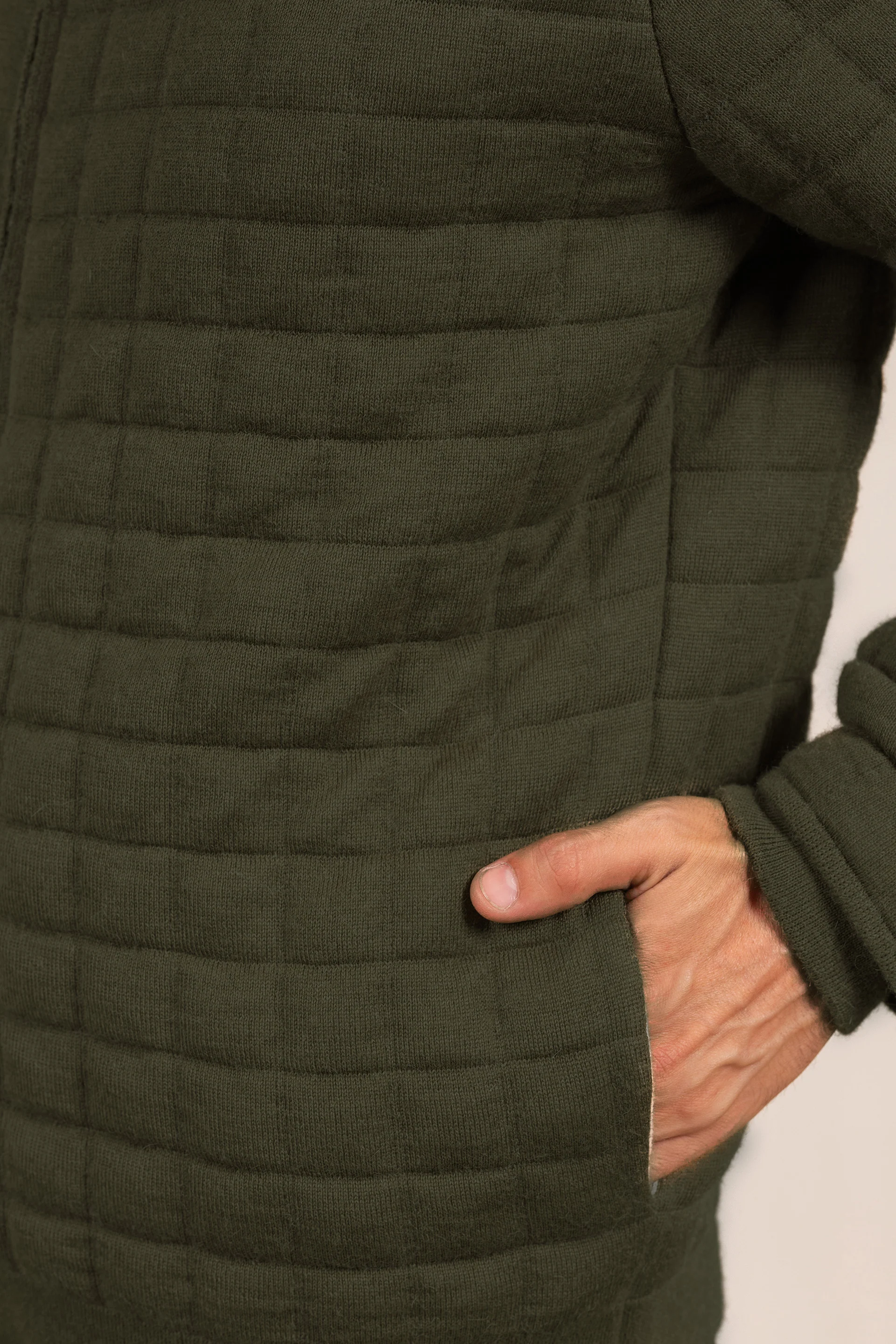 Usain Cardigan Baby Alpaca Color Green - Image 5