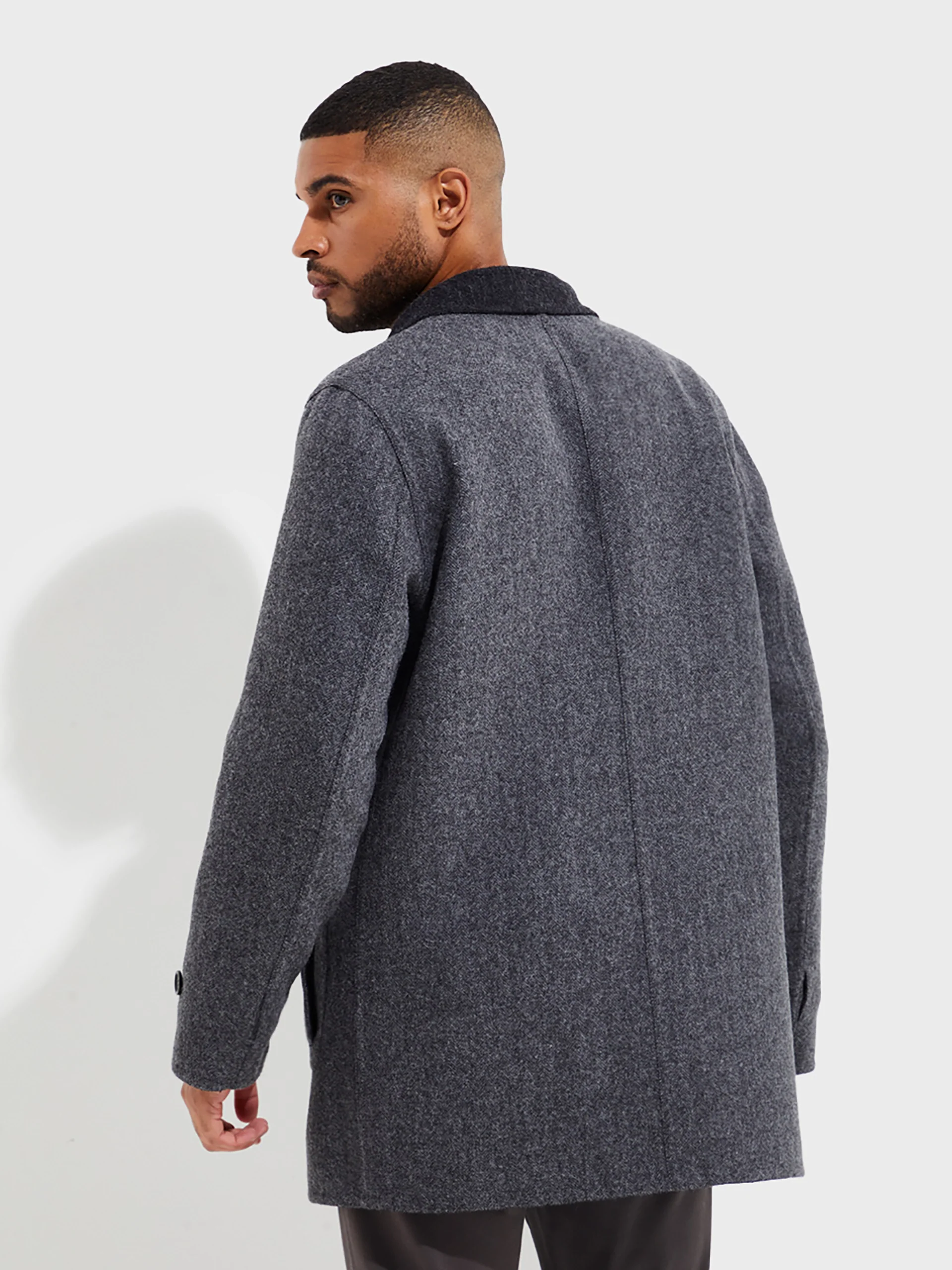 Valiente Coat Baby Alpaca Color Grey - Image 9