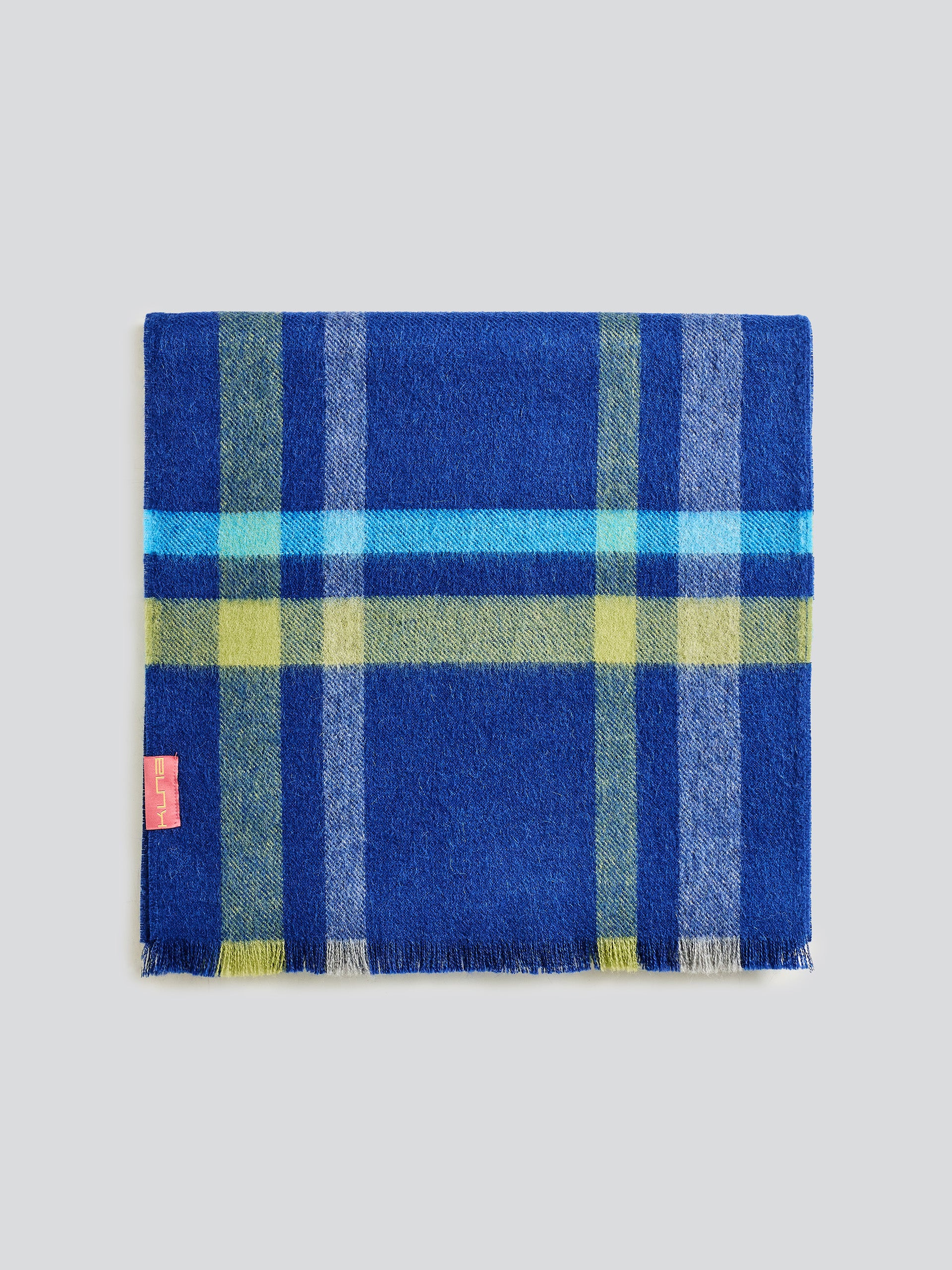 Vallejos Scarf Baby Alpaca Color Blue - Image 2