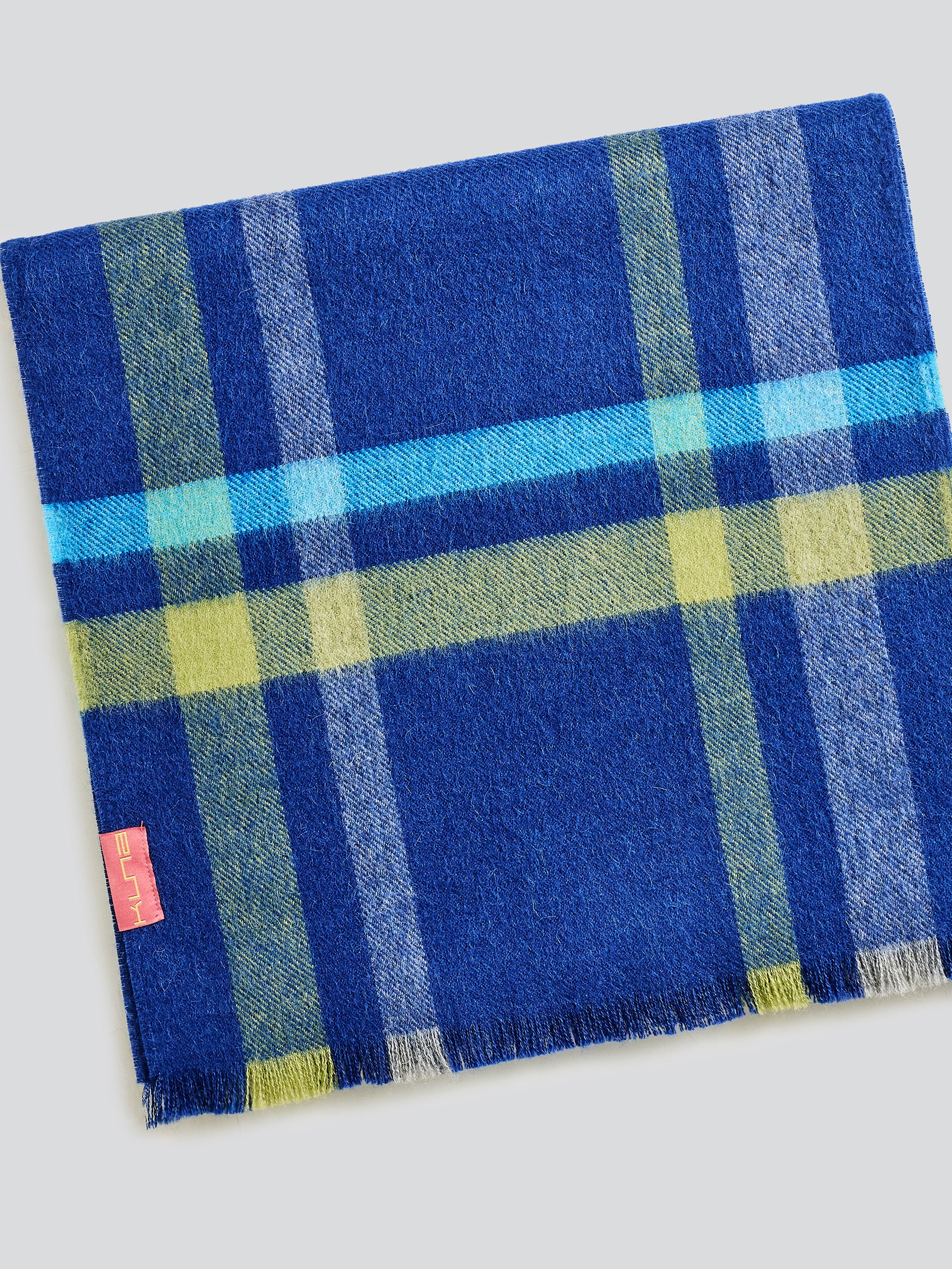 Vallejos Scarf Baby Alpaca Color Blue - Image 6