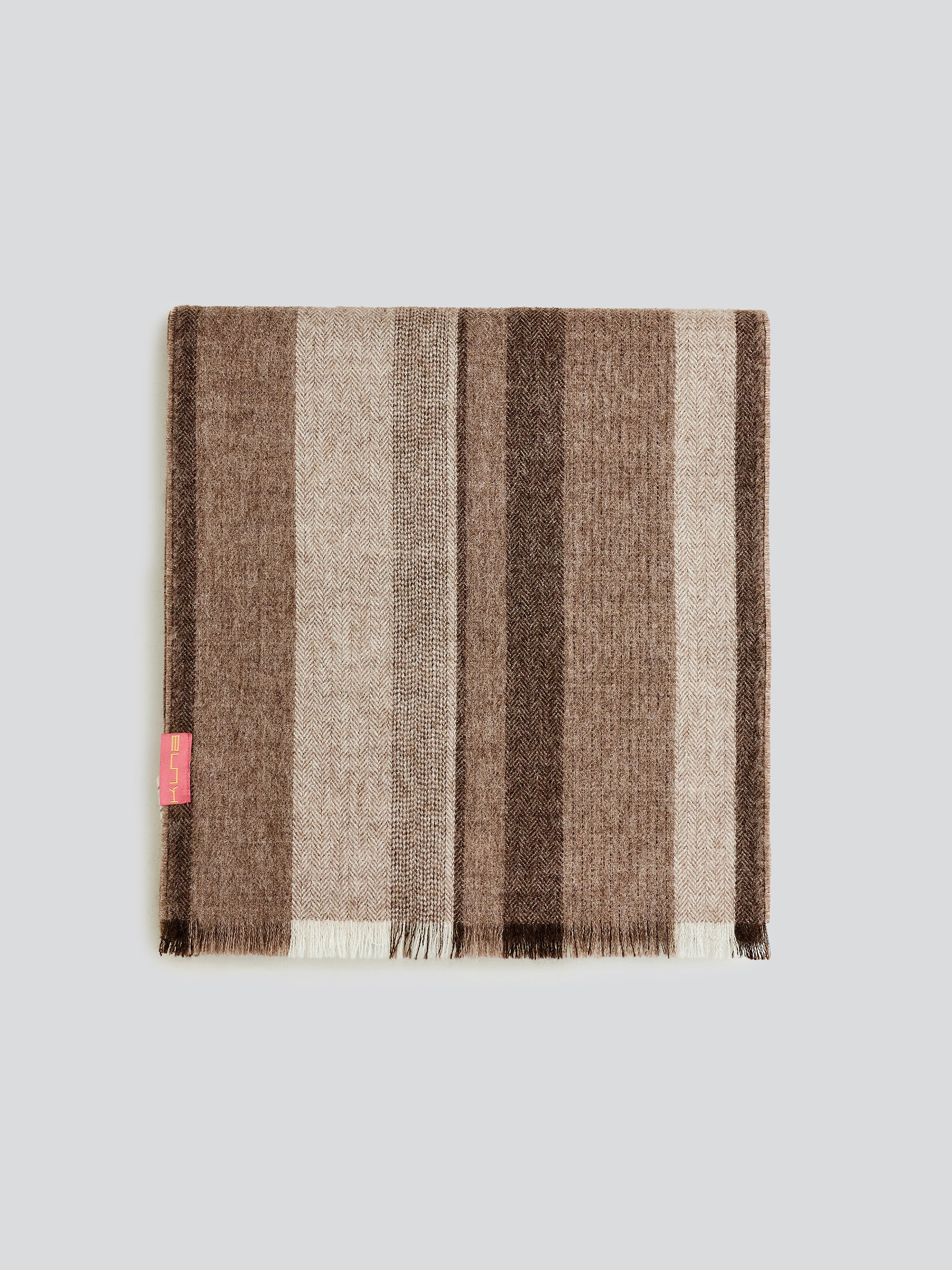 Valter Eco Scarf Baby Alpaca Color Brown - Image 2