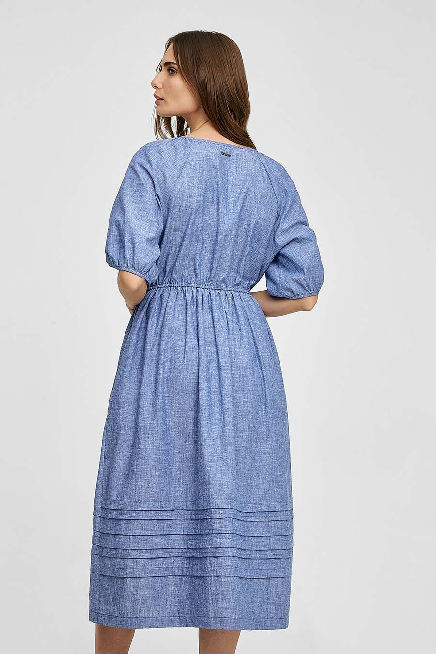 Waist Dress Line Color Blue - Image 3