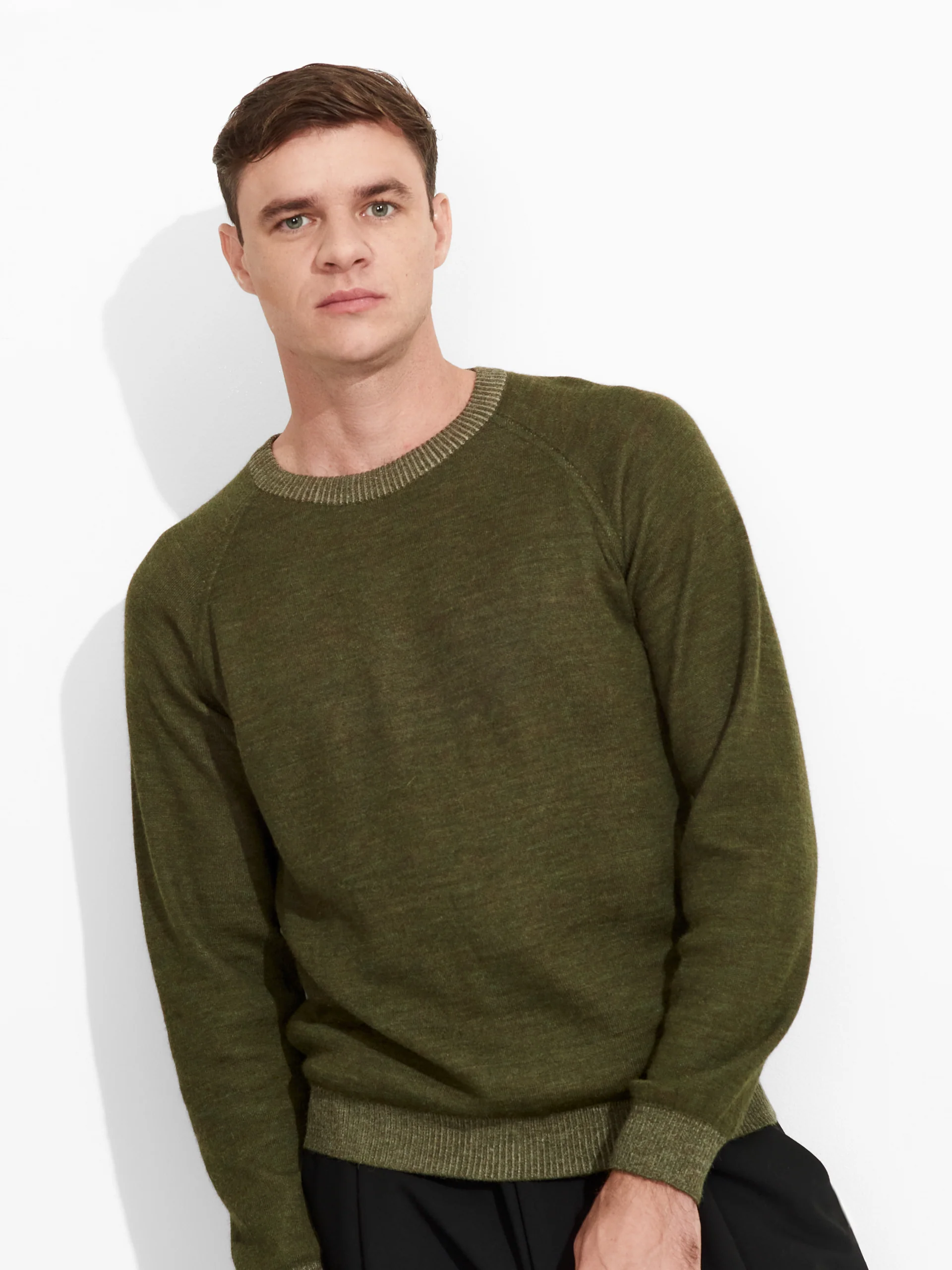 Vittorio Sweater Baby Alpaca Color Green - Image 6