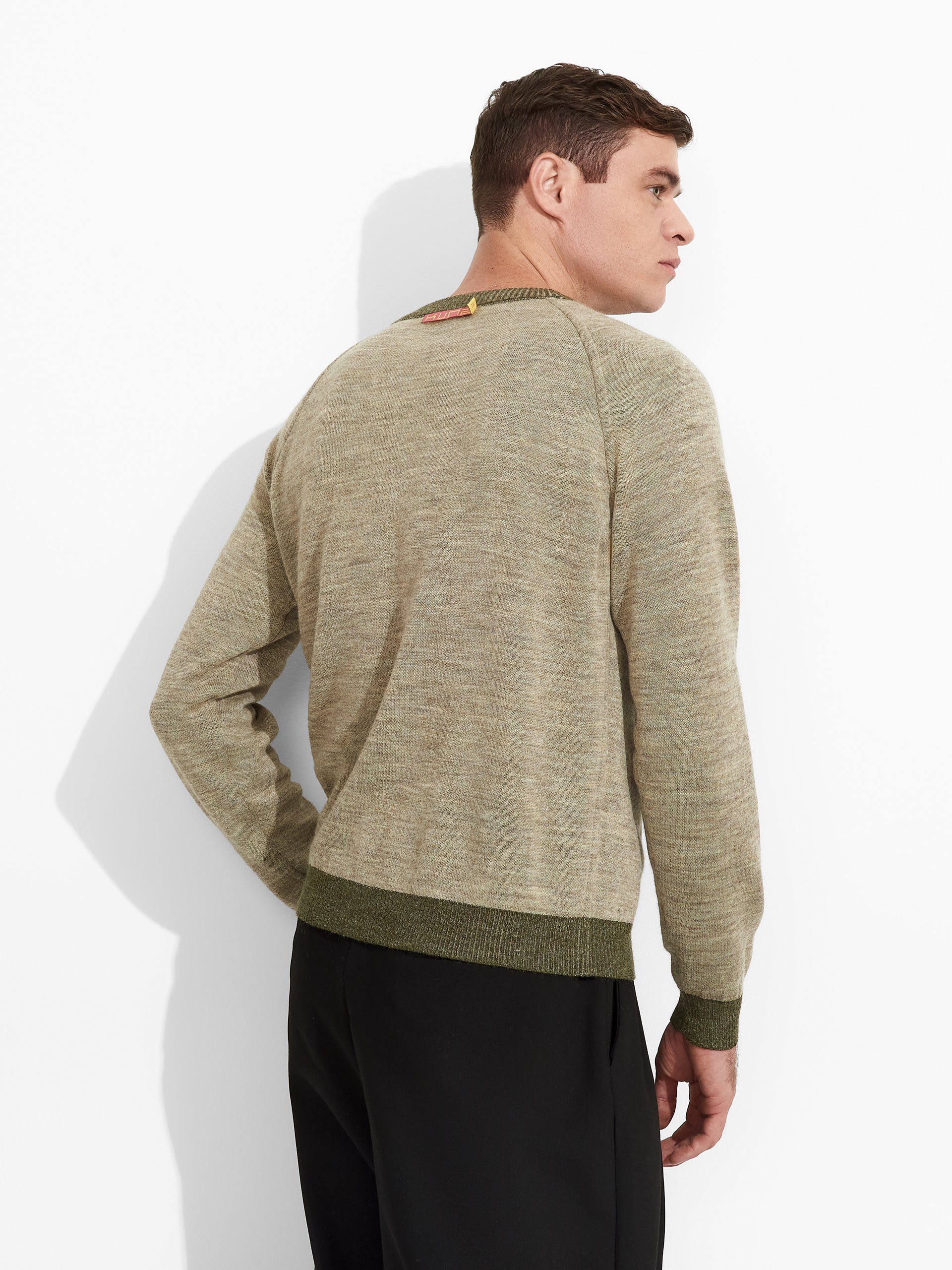 Vittorio Sweater Baby Alpaca Color Green - Image 9