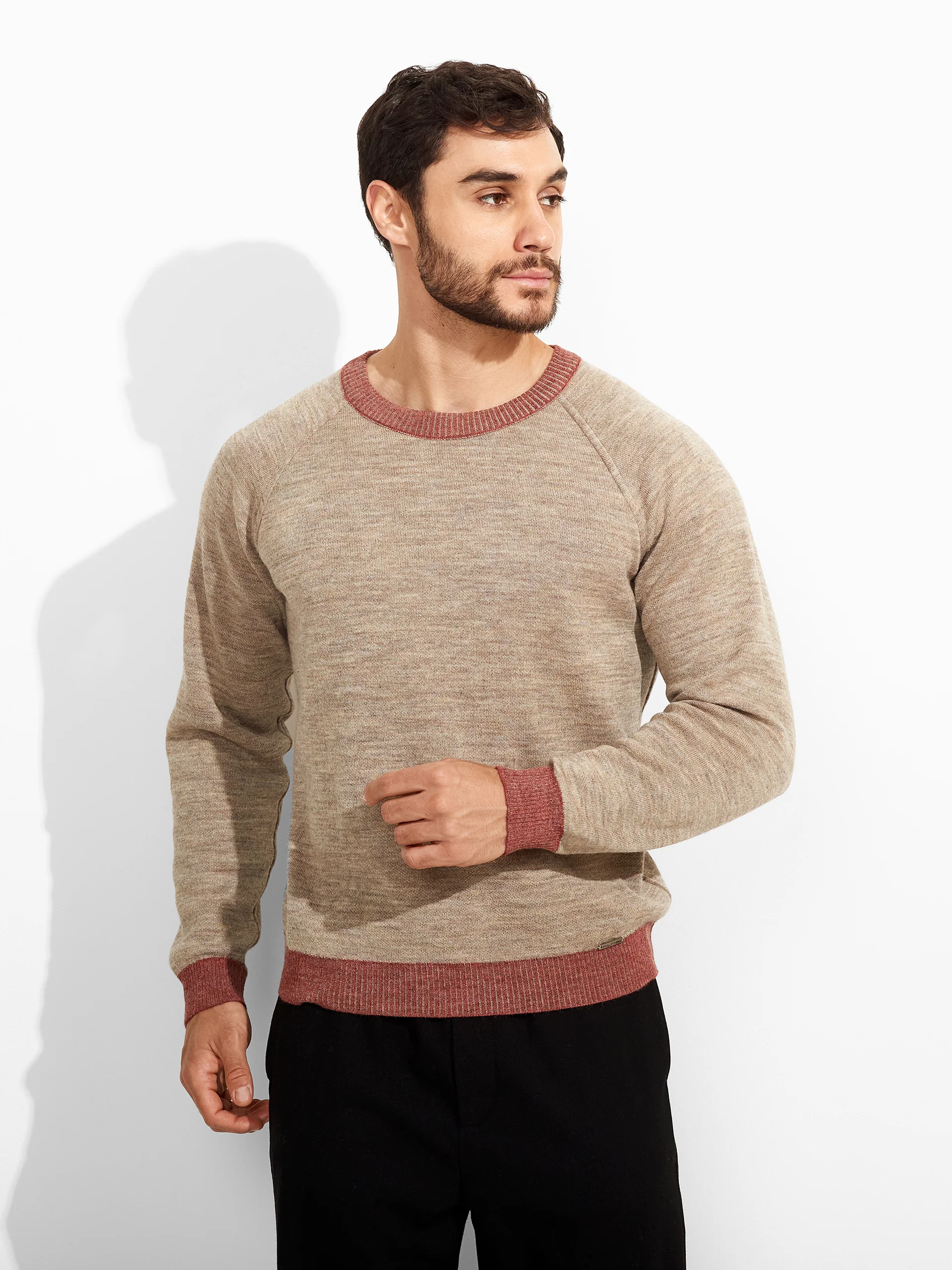 Vittorio Sweater Baby Alpaca Color Red - Image 8