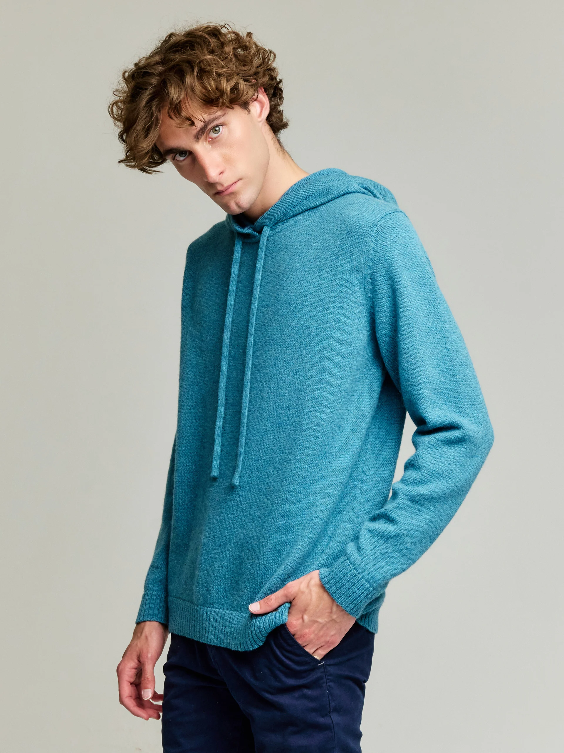 Yacomo Sweater Baby Alpaca Color Light Blue - Image 2
