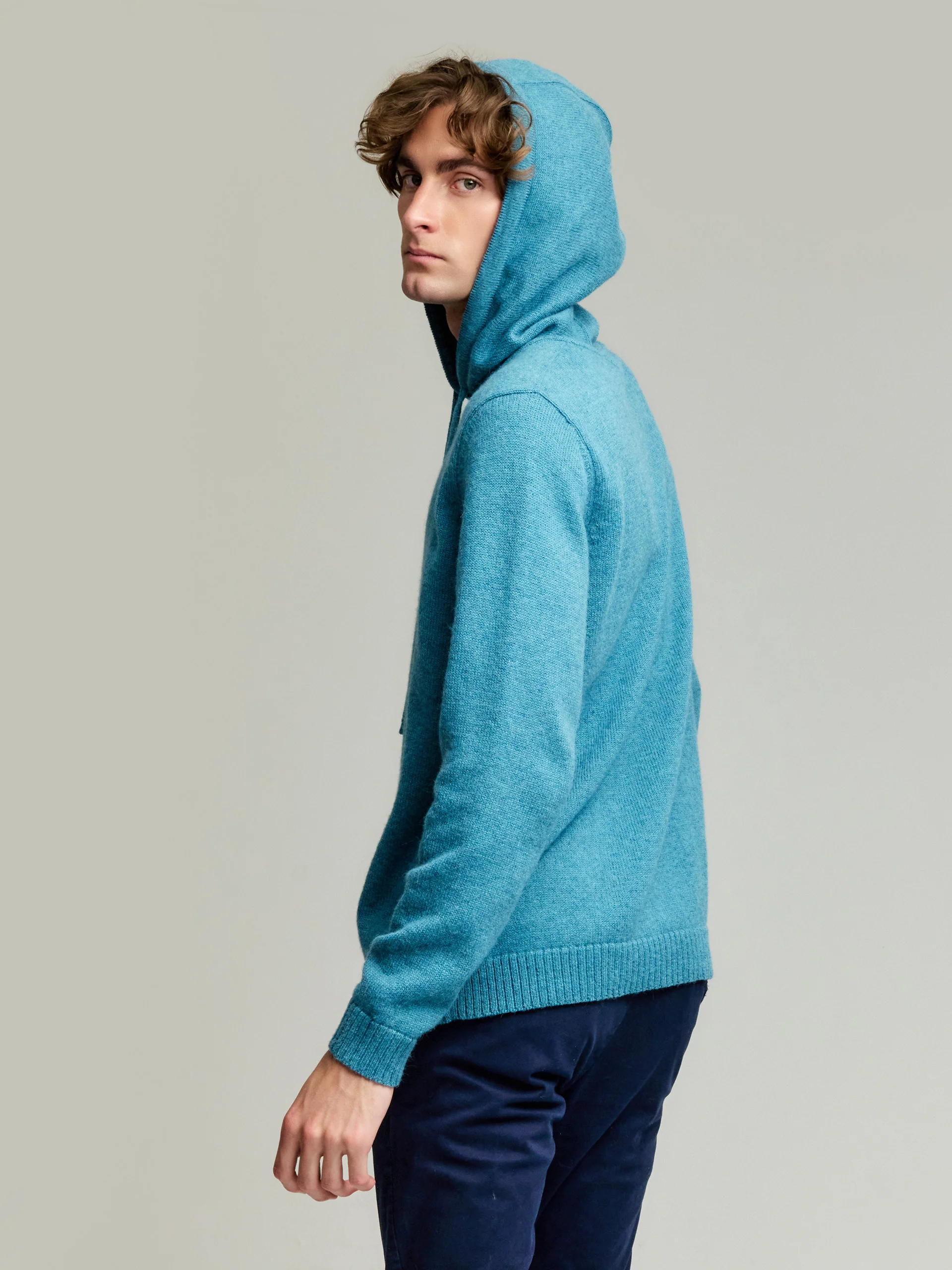 Yacomo Sweater Baby Alpaca Color Light Blue - Image 3