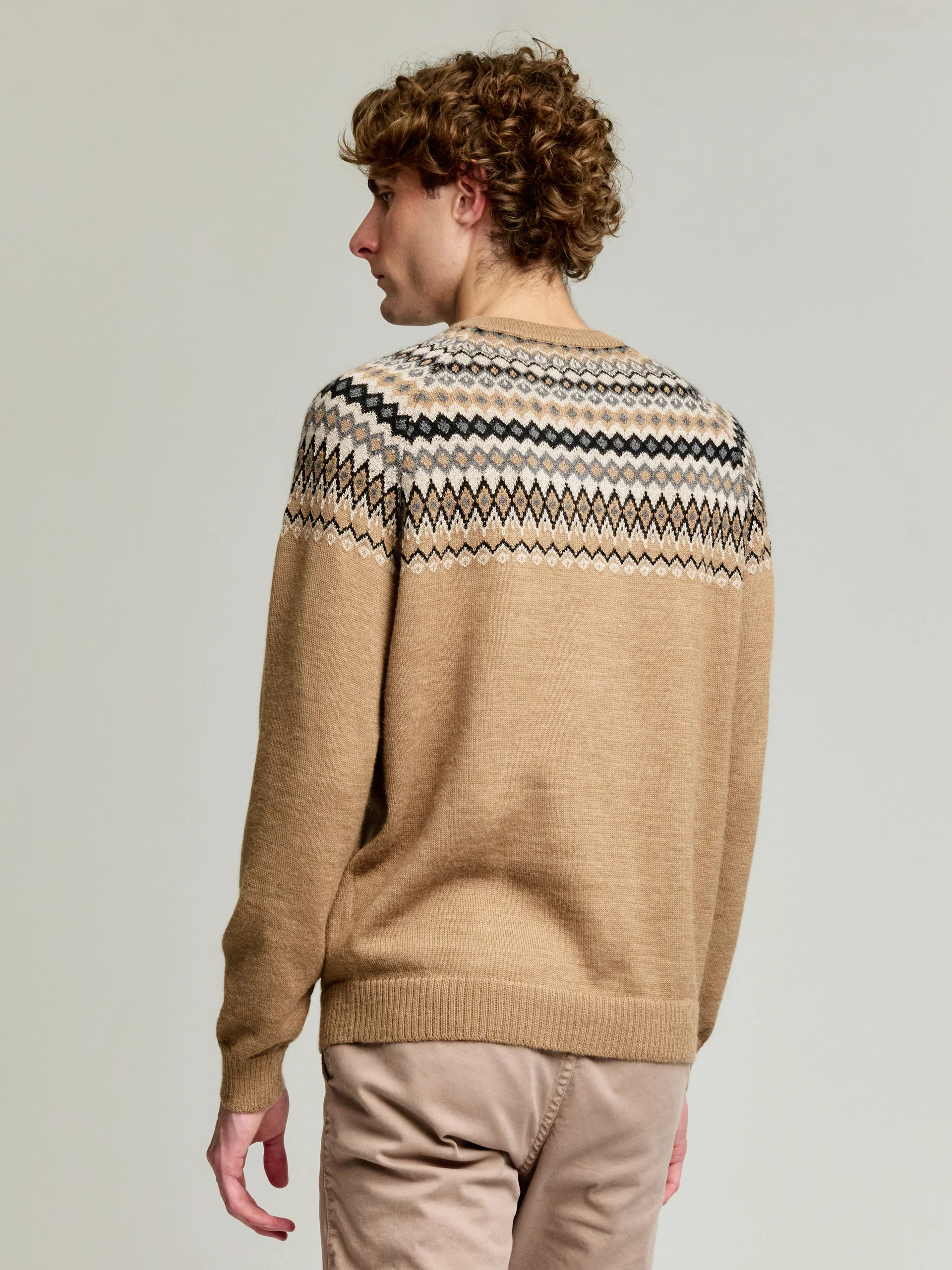 Yago Sweater Baby Alpaca Color Camel - Image 3