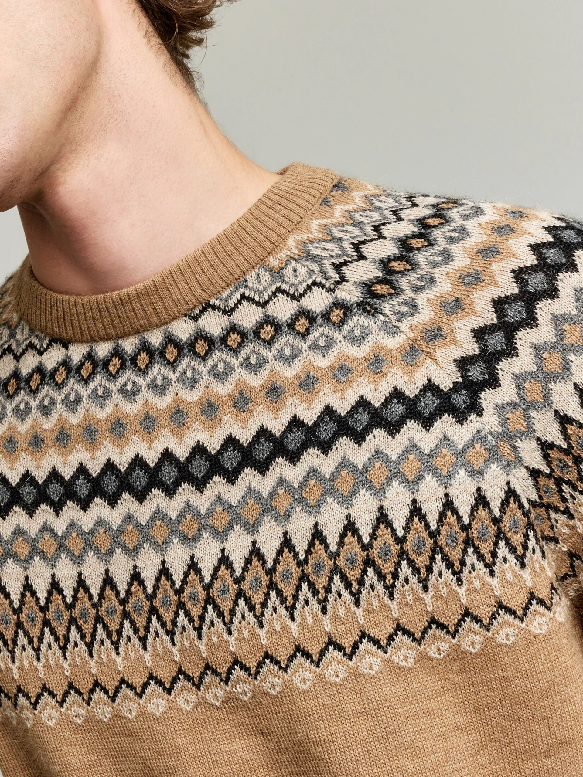 Yago Sweater Baby Alpaca Color Camel - Image 5