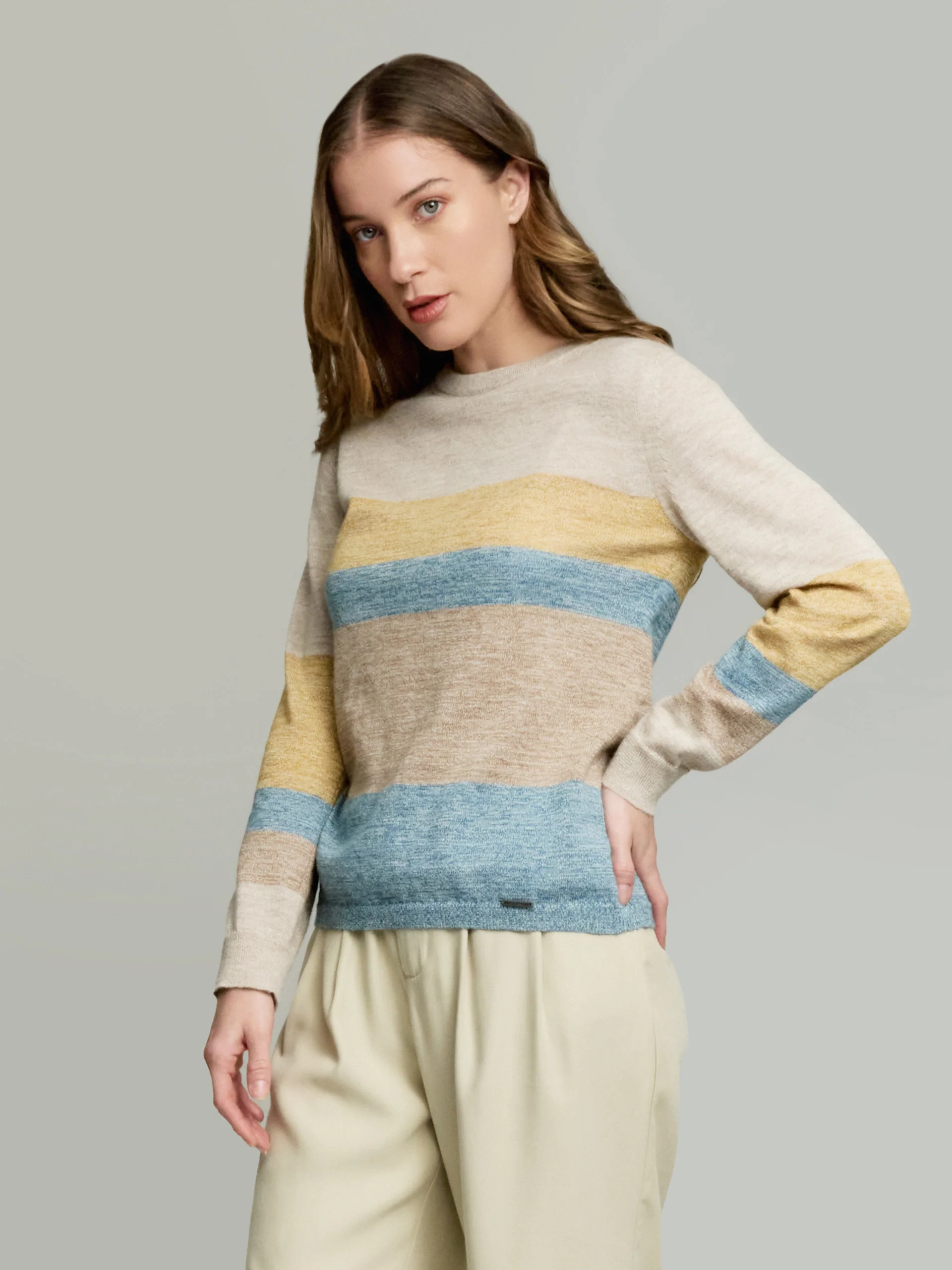 Yamelia Sweater Baby Alpaca Color Light Blue - Image 2