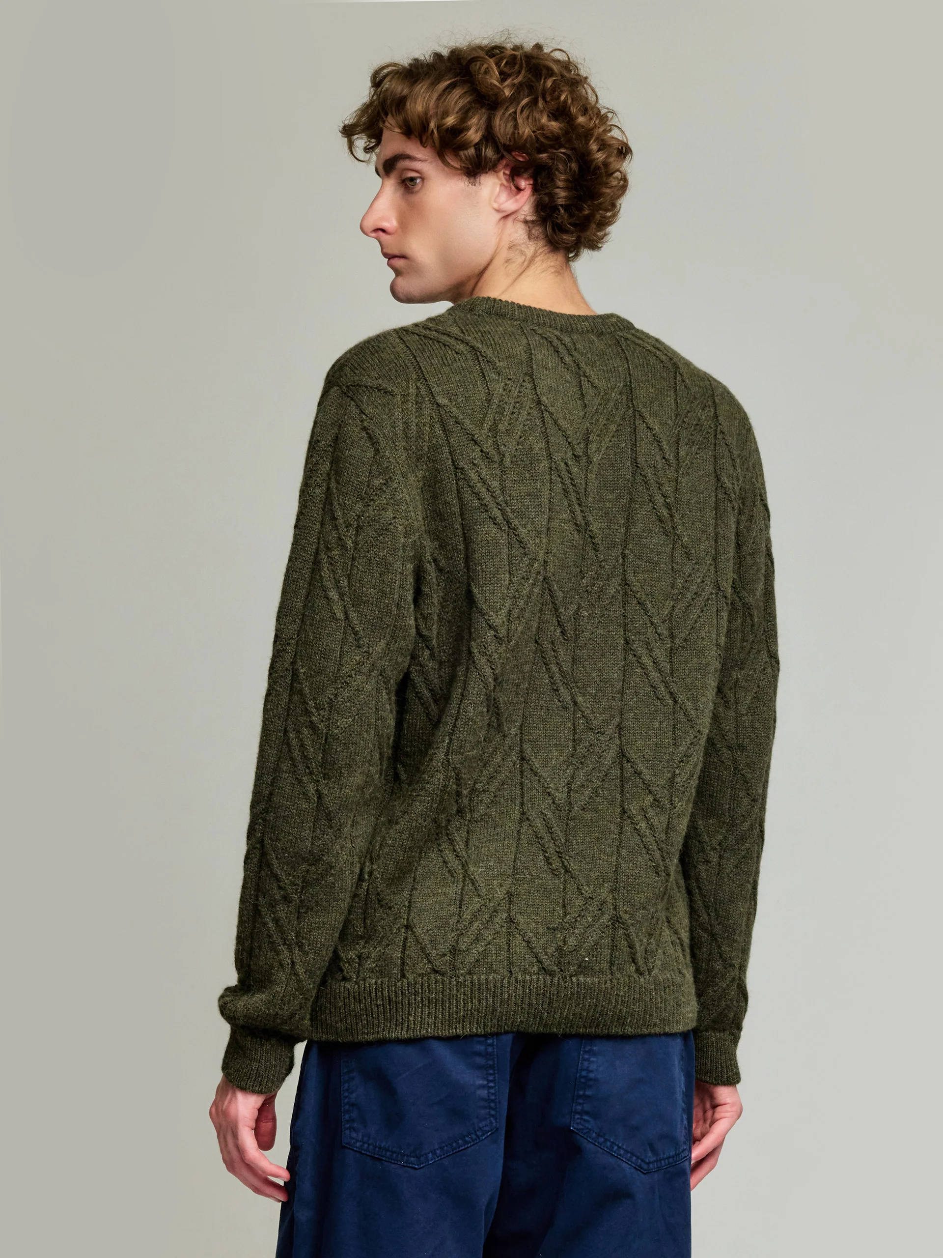 Yann Sweater Baby Alpaca Color Green - Image 3
