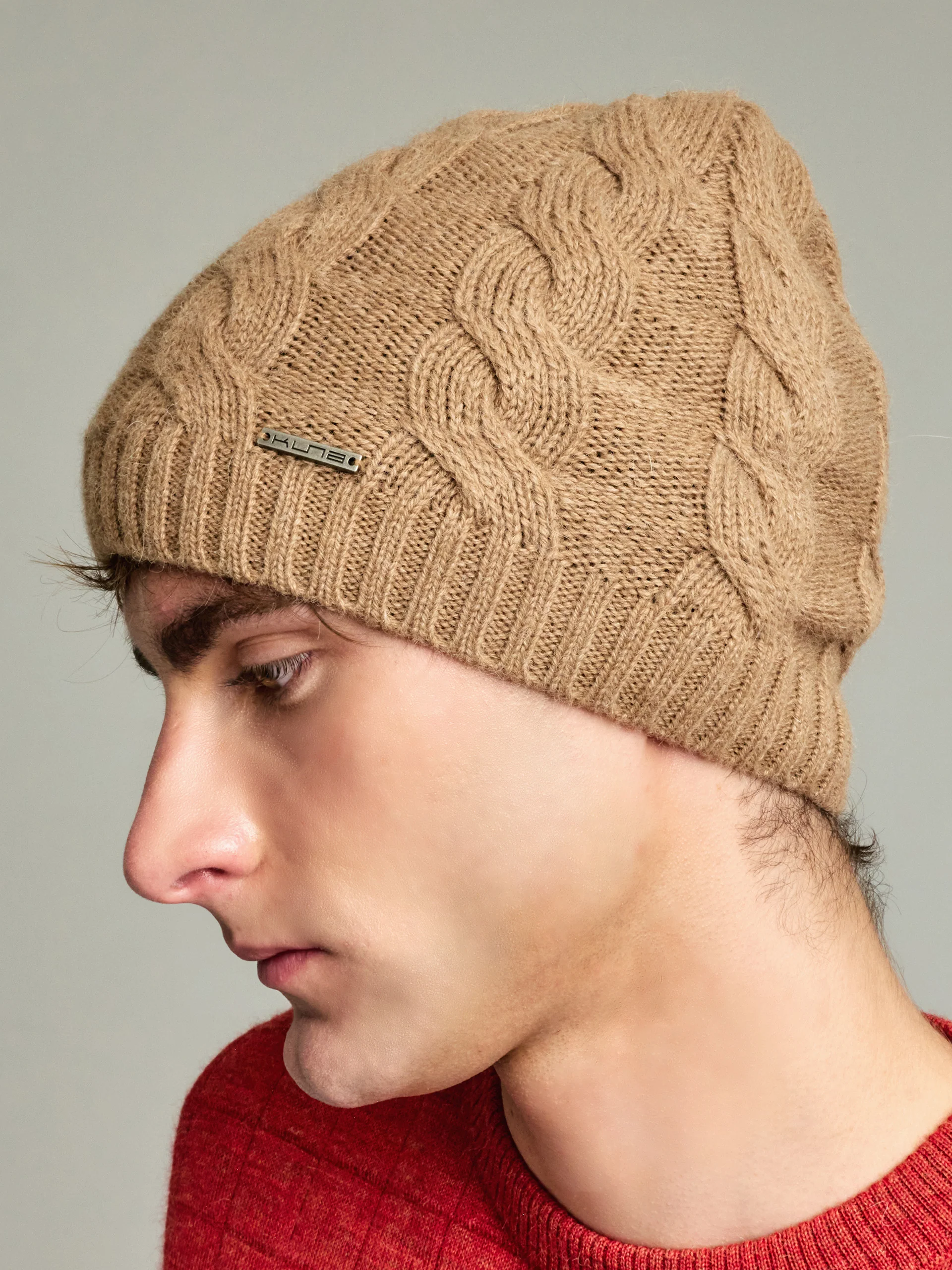 Yarela Hat Baby Alpaca Color Camel - Image 5