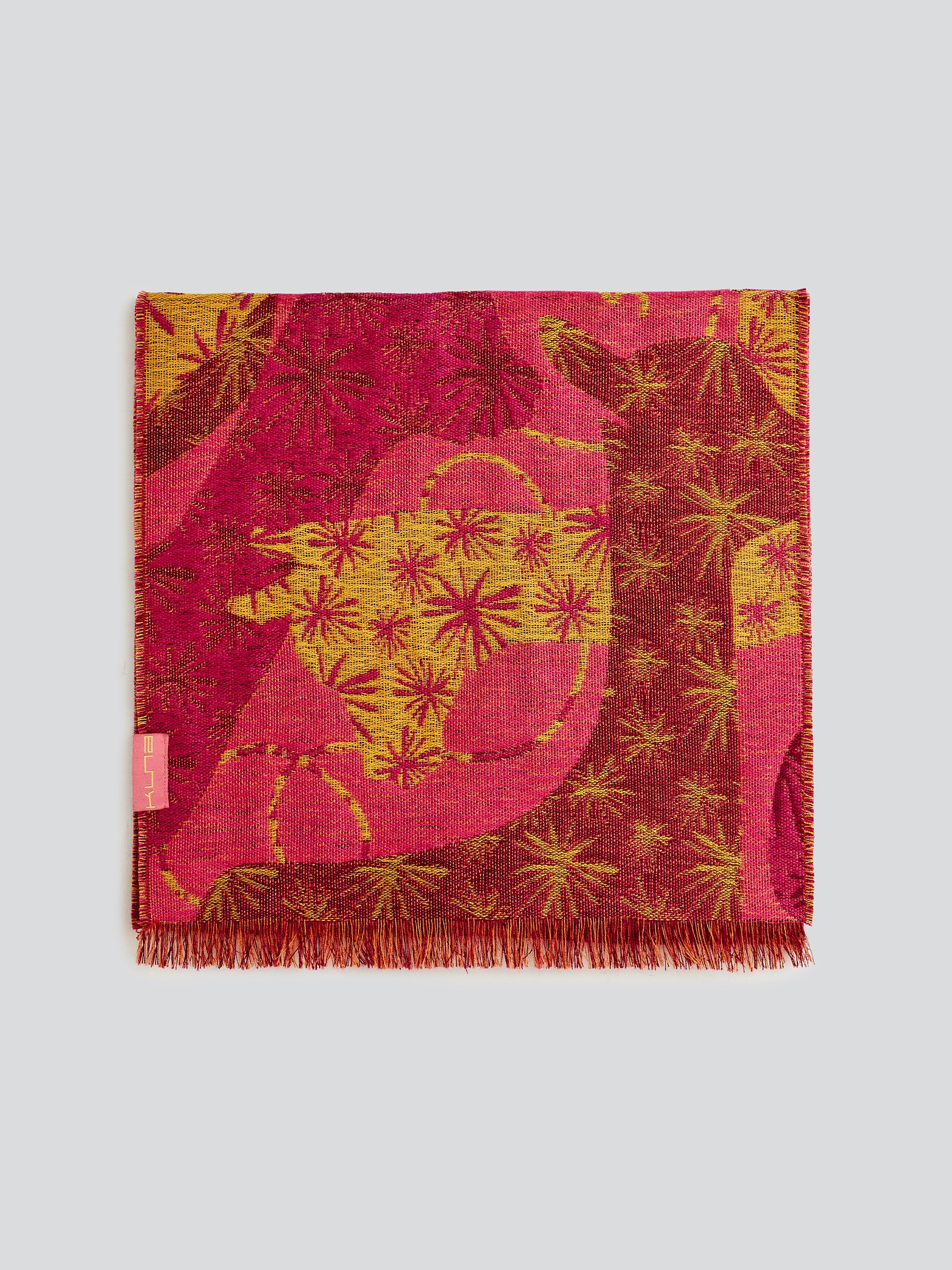 Yasu Scarf Baby Alpaca Color Cherry - Image 2