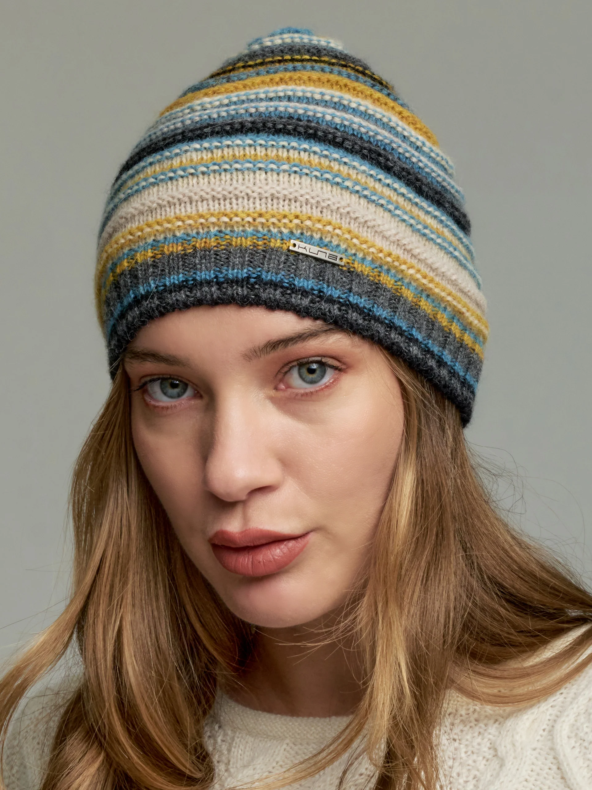 Yavoy Hat Baby Alpaca Color Grey - Image 3